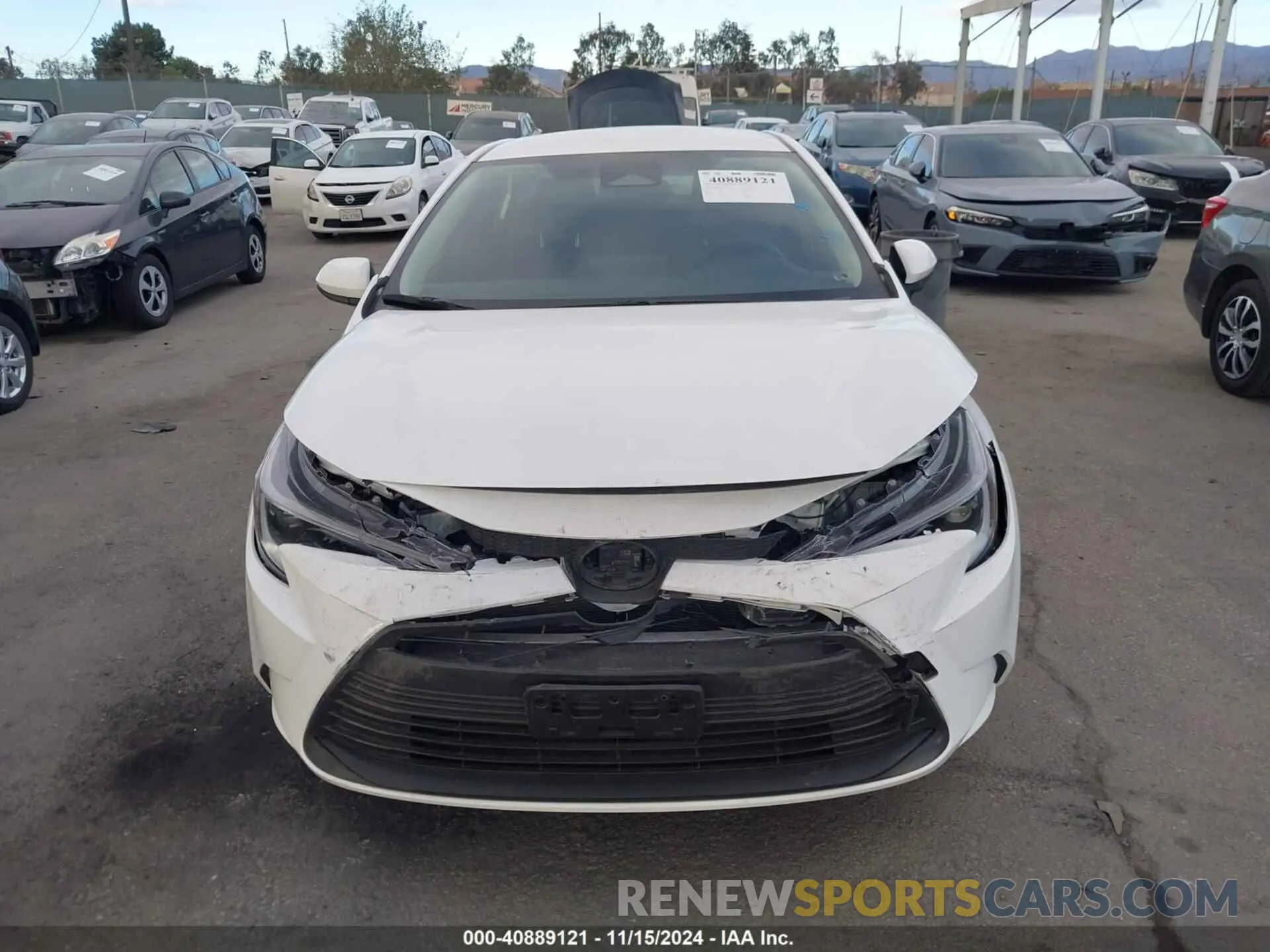 12 fotografías del automóvil dañado JTDBCMFE0P3013415 TOYOTA COROLLA 2023