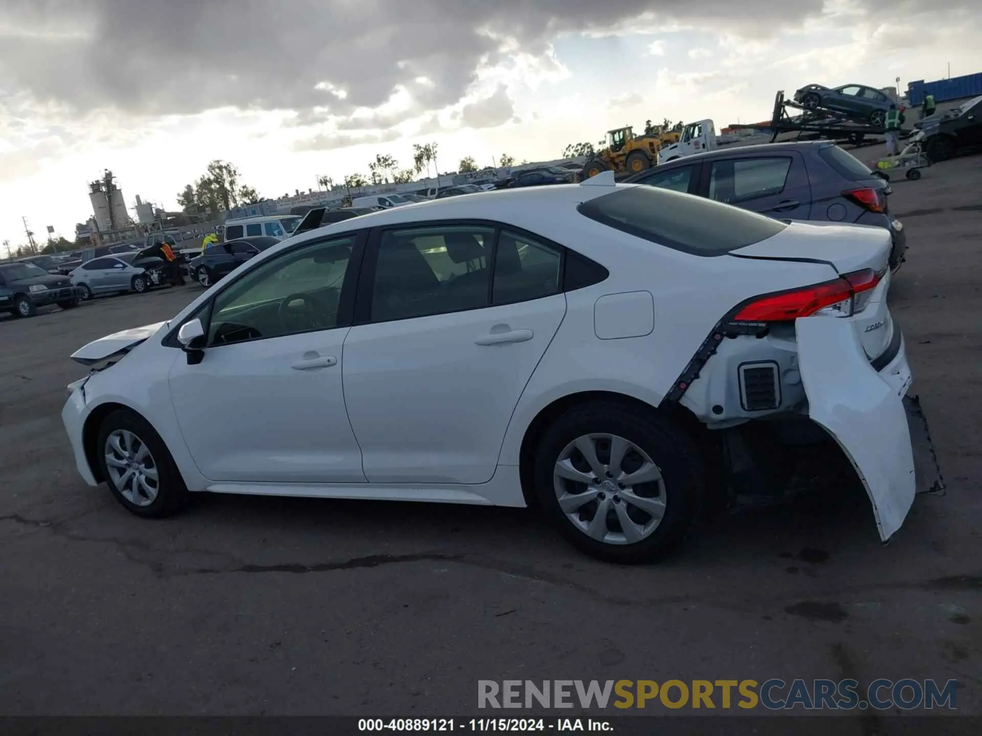 14 fotografías del automóvil dañado JTDBCMFE0P3013415 TOYOTA COROLLA 2023
