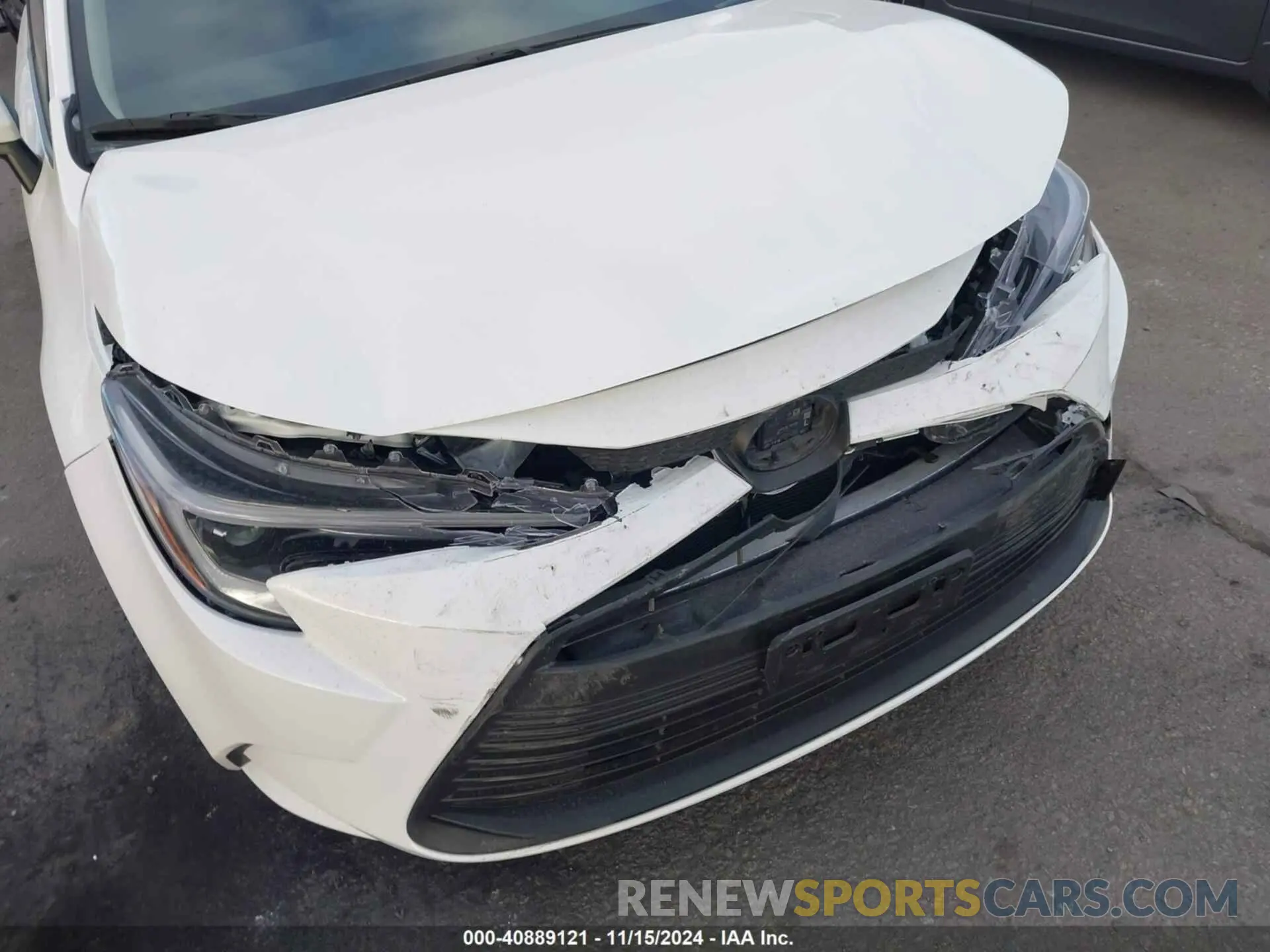 6 fotografías del automóvil dañado JTDBCMFE0P3013415 TOYOTA COROLLA 2023