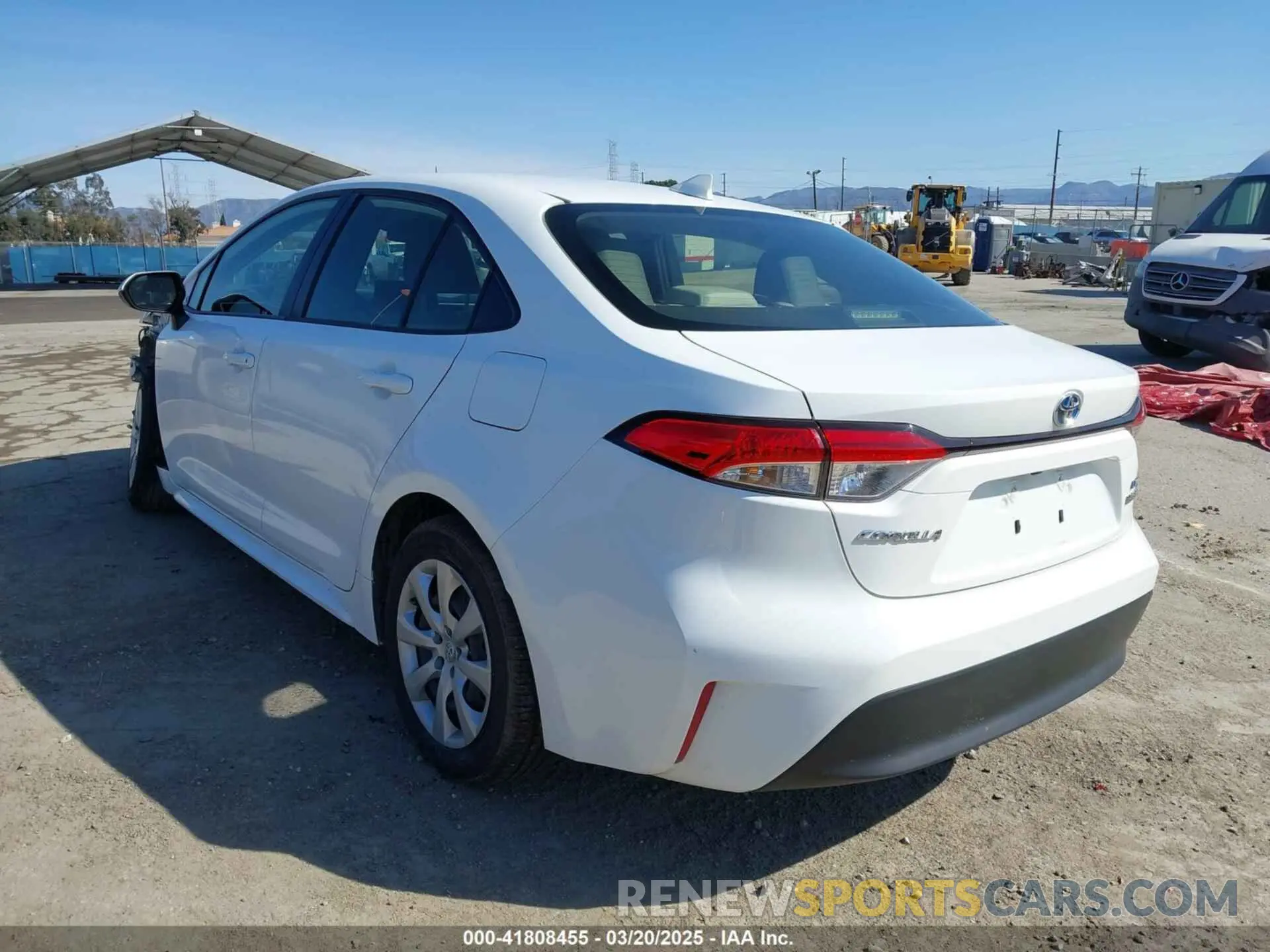 3 fotografías del automóvil dañado JTDBCMFE0P3016475 TOYOTA COROLLA 2023