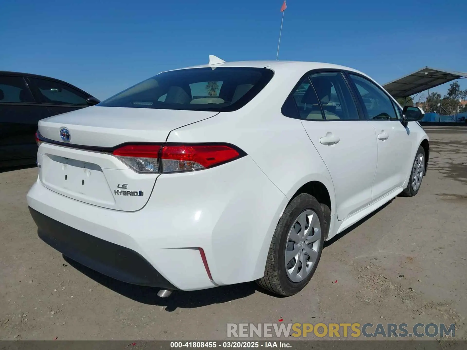 4 fotografías del automóvil dañado JTDBCMFE0P3016475 TOYOTA COROLLA 2023