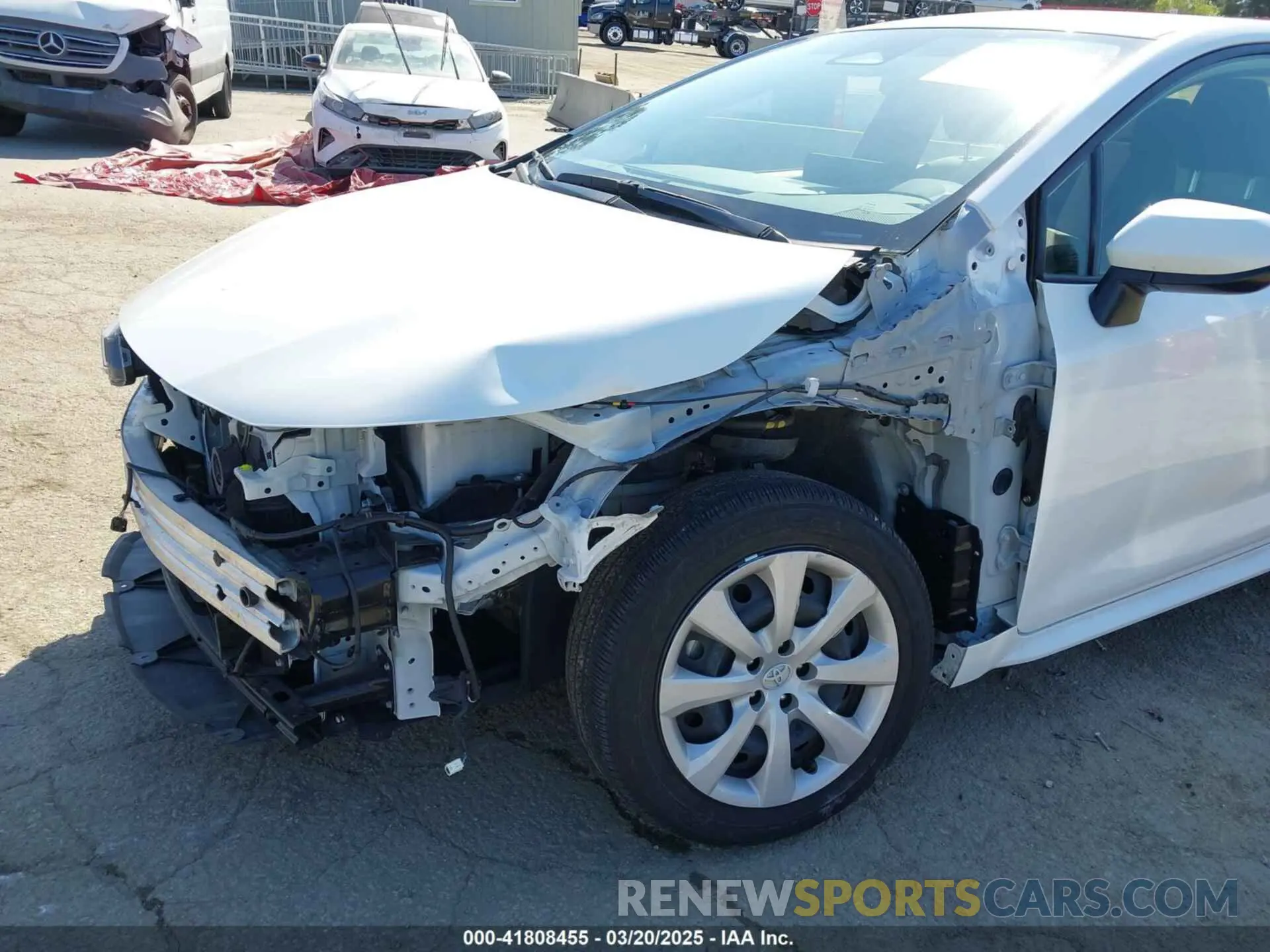 6 fotografías del automóvil dañado JTDBCMFE0P3016475 TOYOTA COROLLA 2023