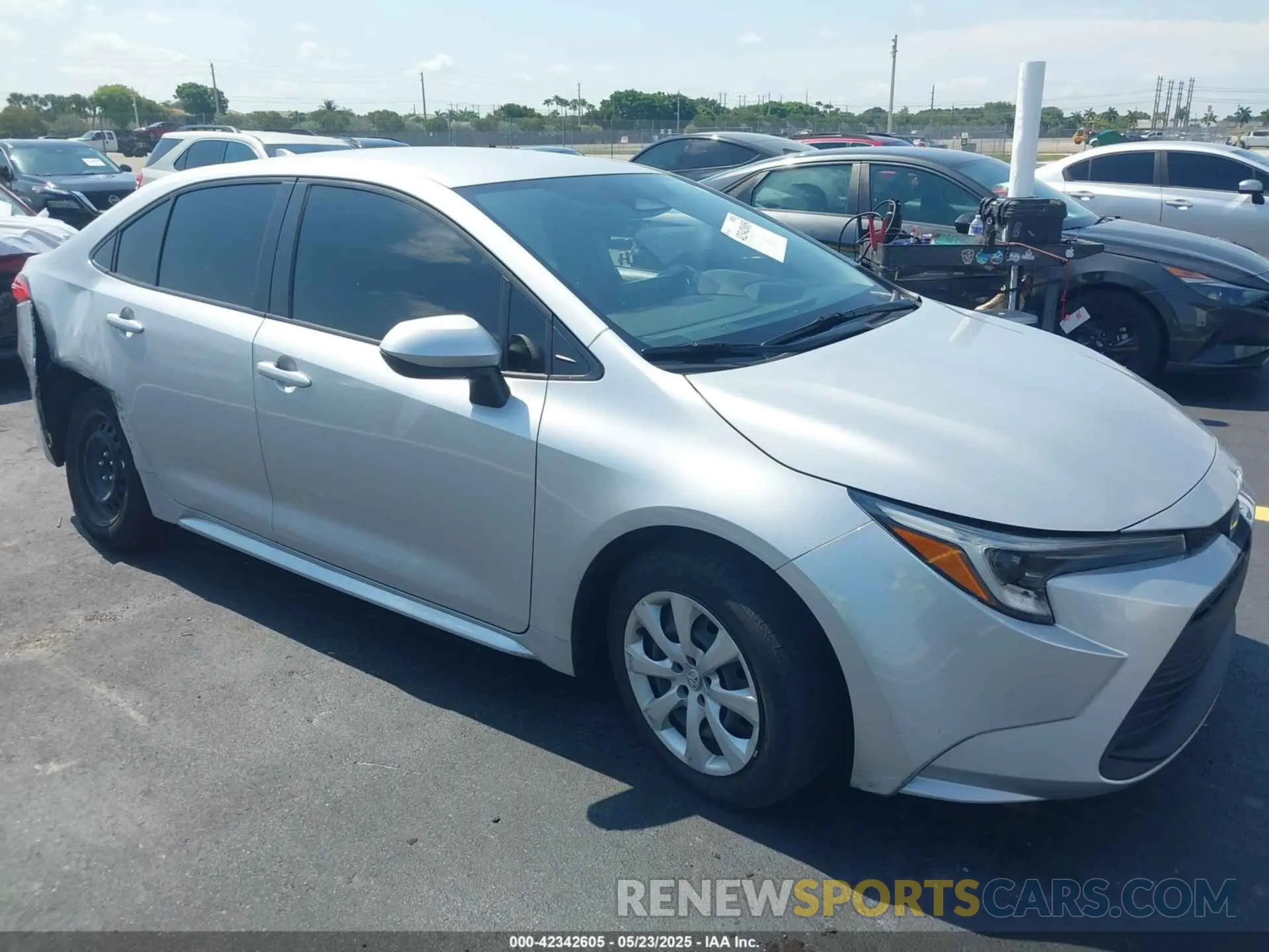 1 fotografías del automóvil dañado JTDBCMFE0P3021742 TOYOTA COROLLA 2023