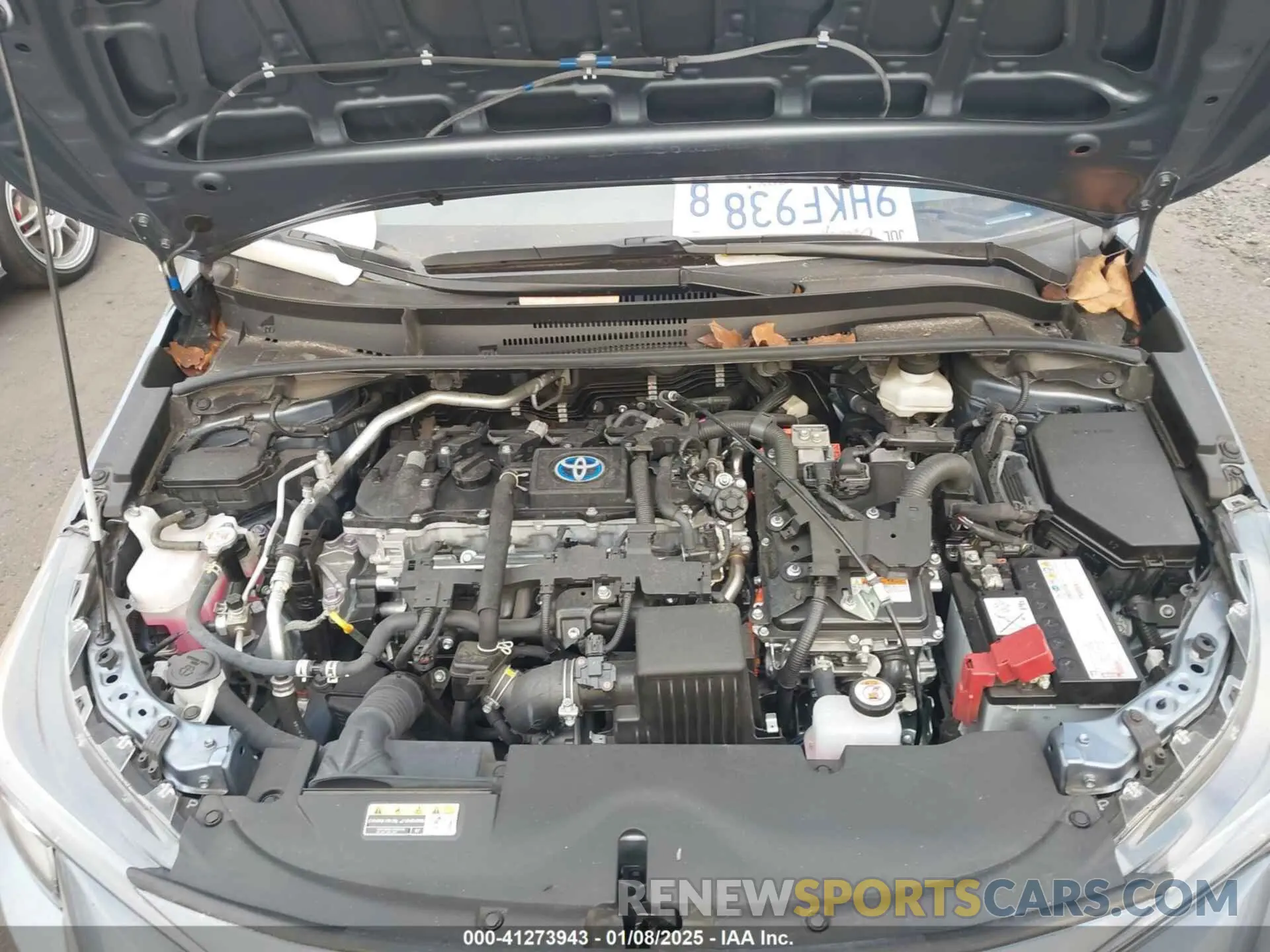 10 fotografías del automóvil dañado JTDBCMFE0P3023071 TOYOTA COROLLA 2023