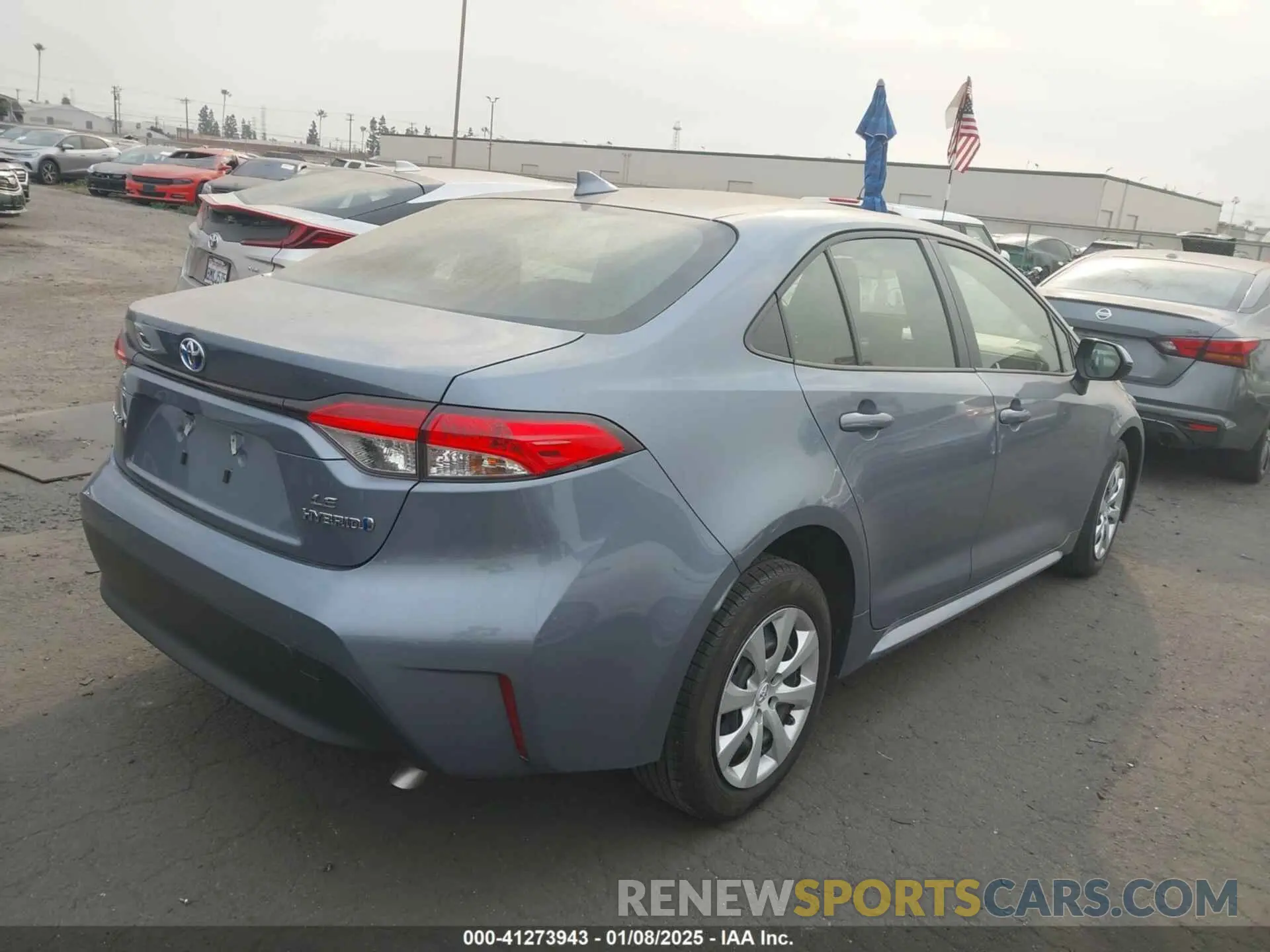 4 fotografías del automóvil dañado JTDBCMFE0P3023071 TOYOTA COROLLA 2023