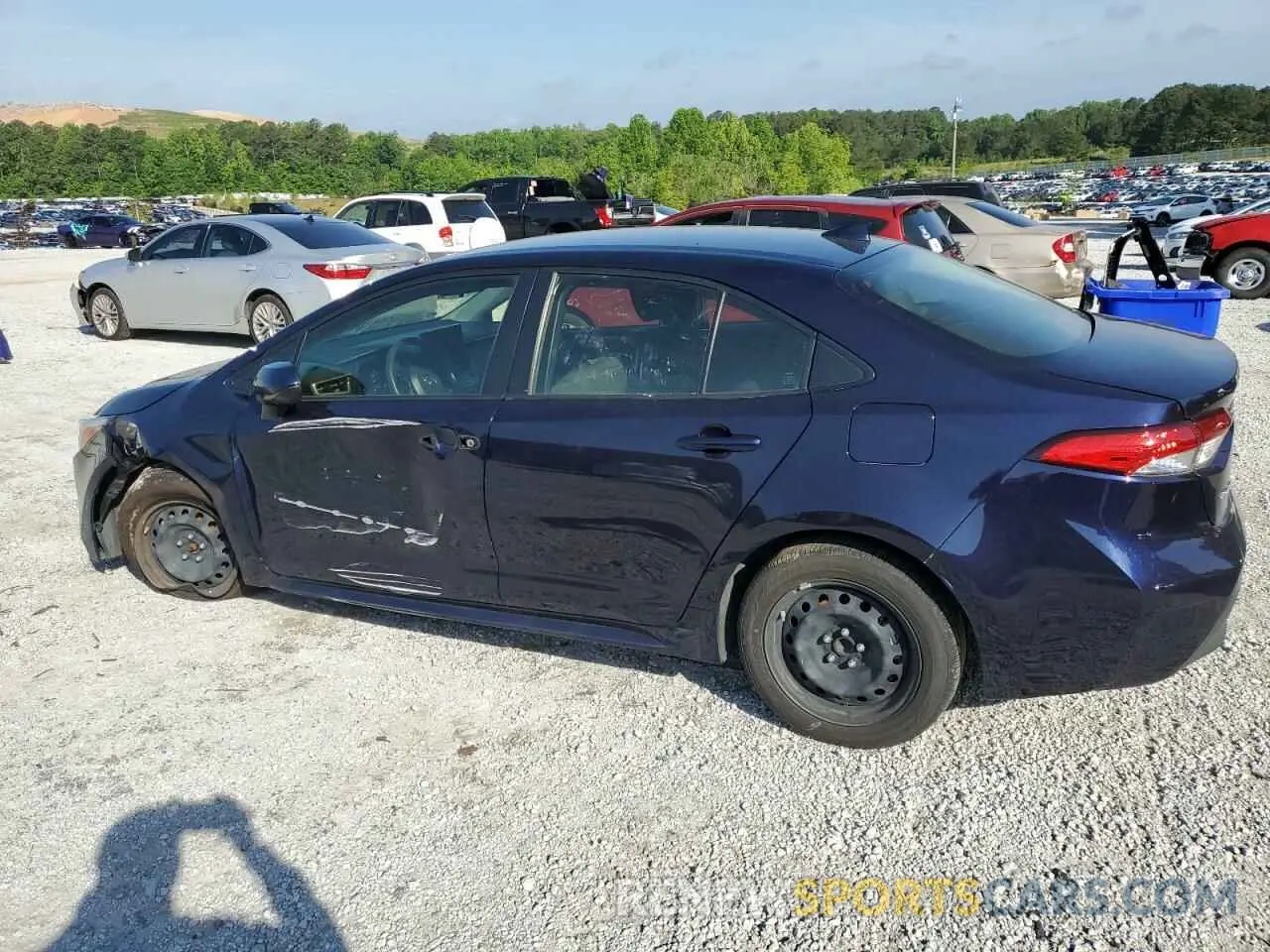 2 fotografías del automóvil dañado JTDBCMFE0PJ002586 TOYOTA COROLLA 2023