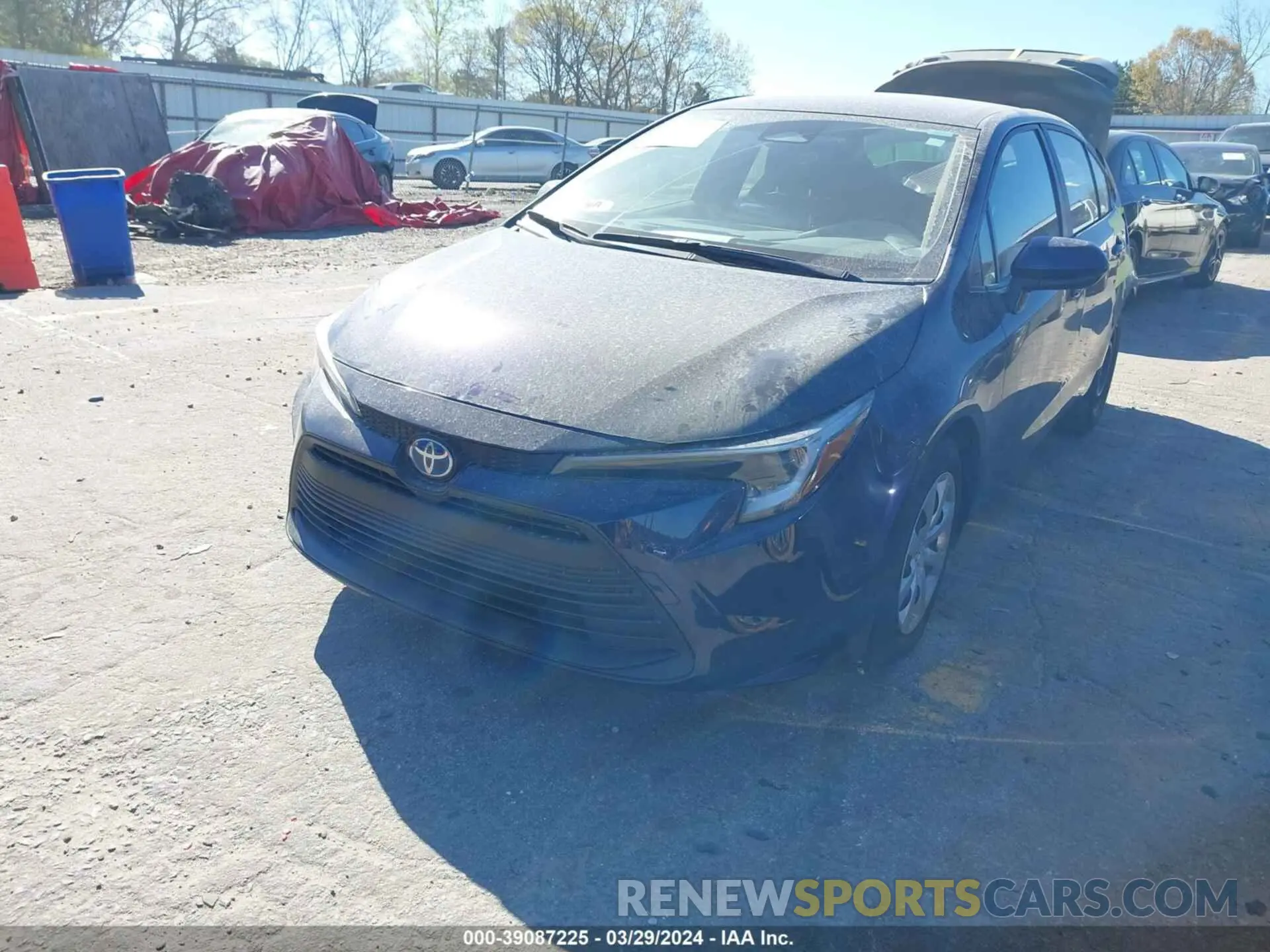 2 fotografías del automóvil dañado JTDBCMFE0PJ002832 TOYOTA COROLLA 2023
