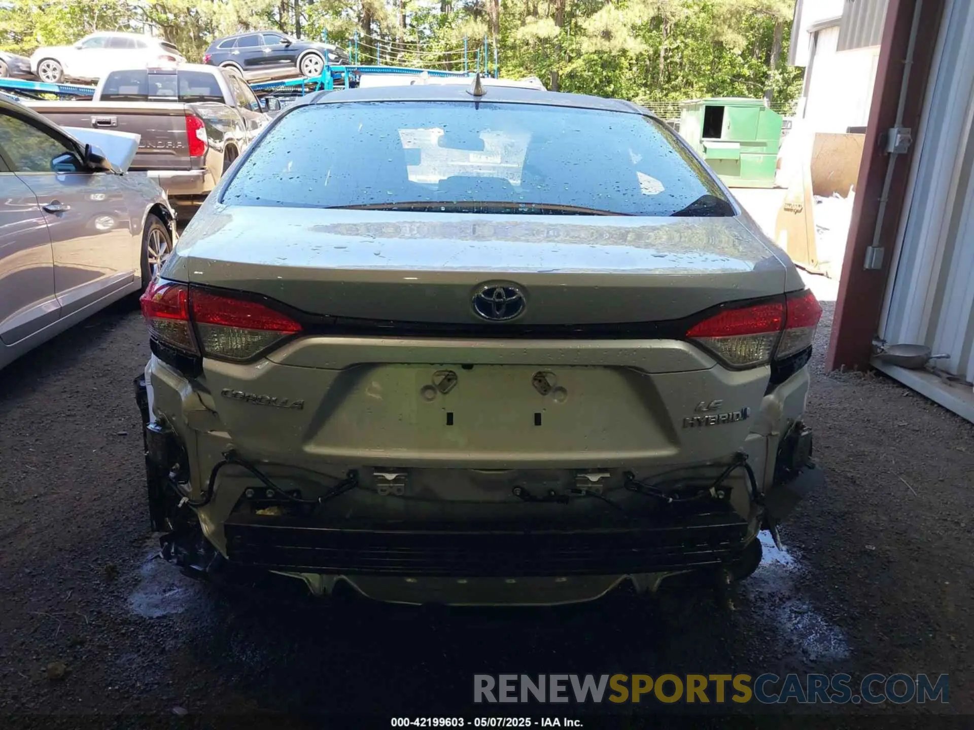 17 fotografías del automóvil dañado JTDBCMFE1P3008773 TOYOTA COROLLA 2023