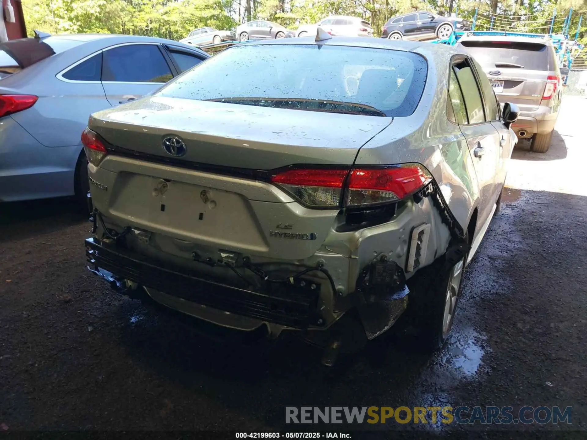 4 fotografías del automóvil dañado JTDBCMFE1P3008773 TOYOTA COROLLA 2023
