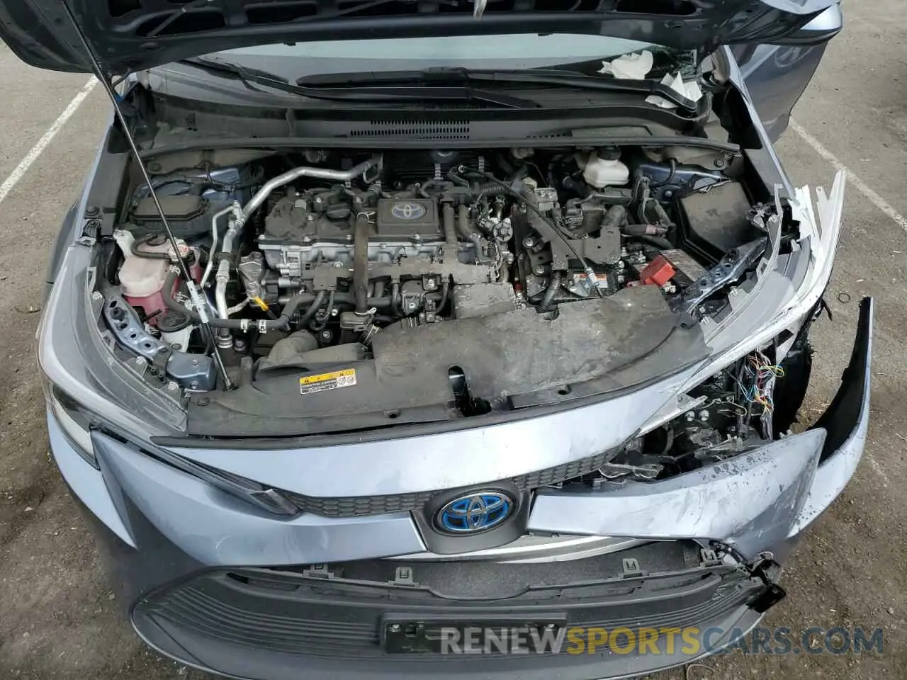 11 fotografías del automóvil dañado JTDBCMFE1P3010426 TOYOTA COROLLA 2023