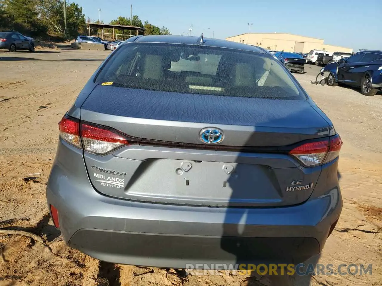 6 fotografías del automóvil dañado JTDBCMFE1P3010460 TOYOTA COROLLA 2023