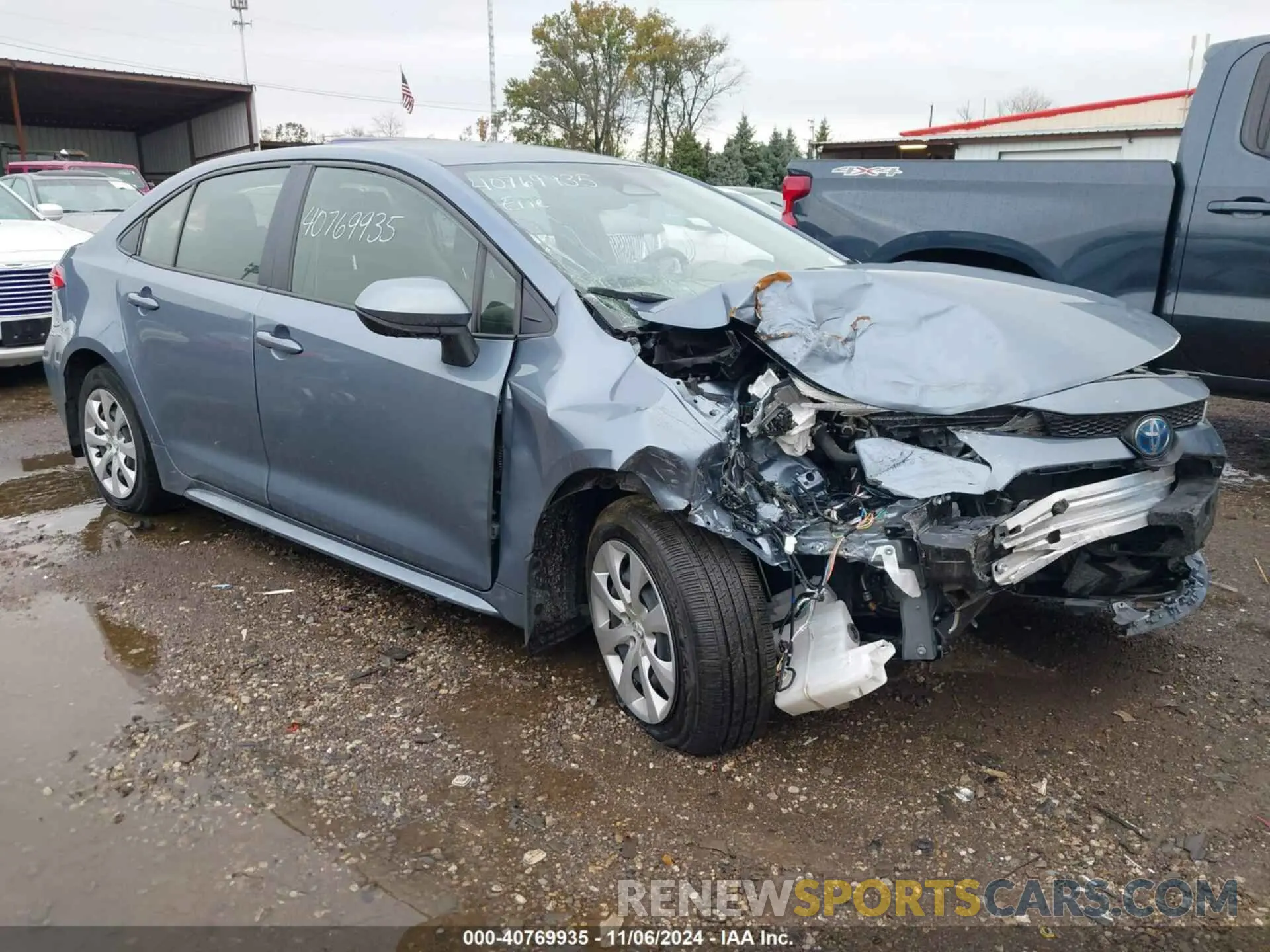 1 fotografías del automóvil dañado JTDBCMFE1P3015867 TOYOTA COROLLA 2023