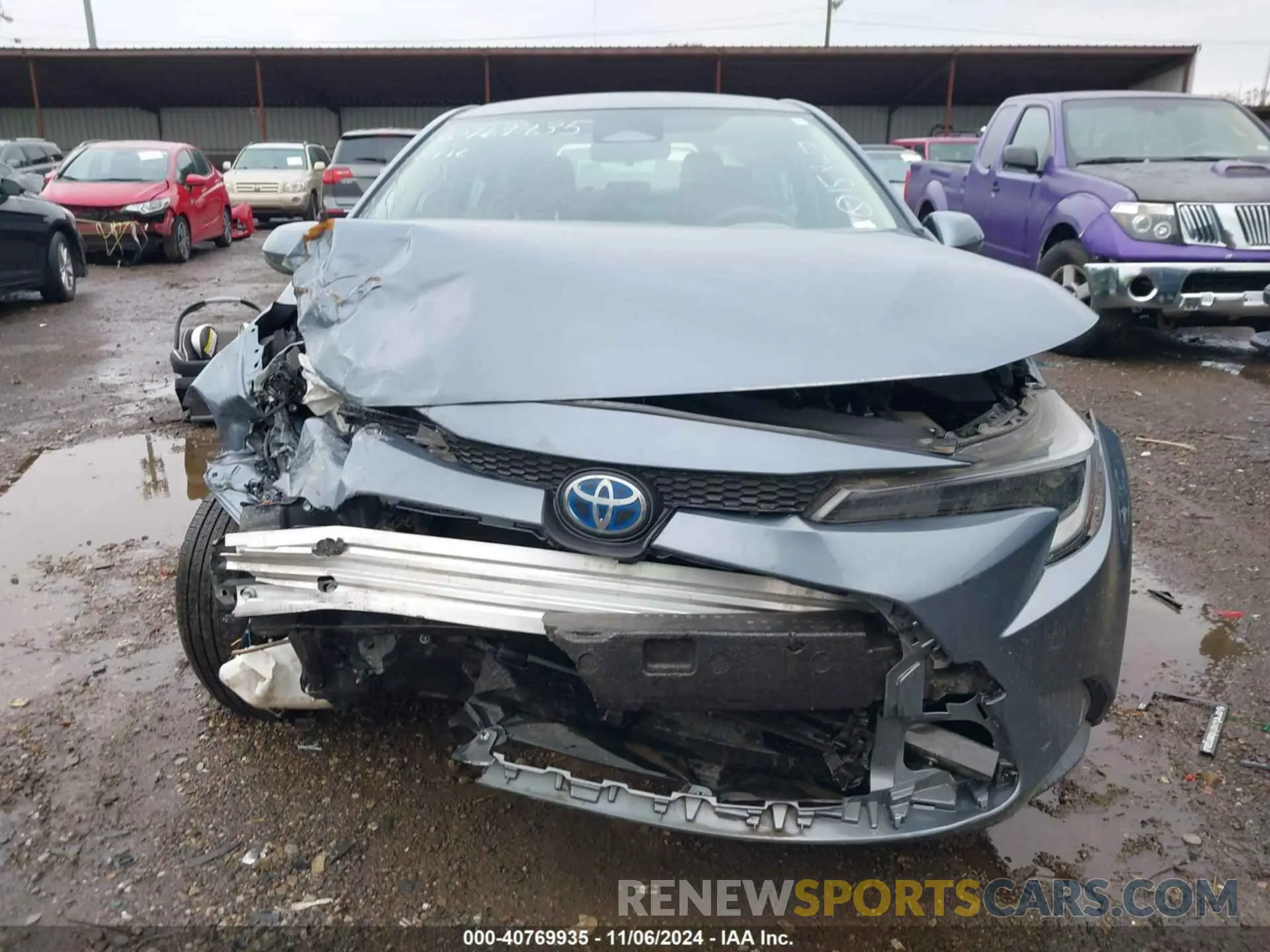 13 fotografías del automóvil dañado JTDBCMFE1P3015867 TOYOTA COROLLA 2023