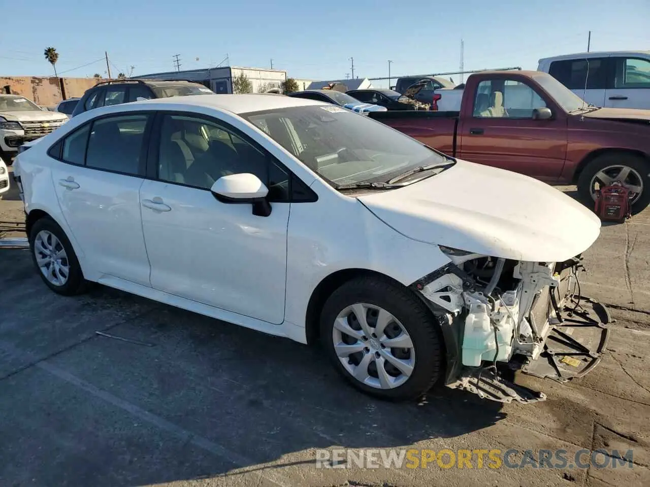 4 fotografías del automóvil dañado JTDBCMFE1P3023502 TOYOTA COROLLA 2023