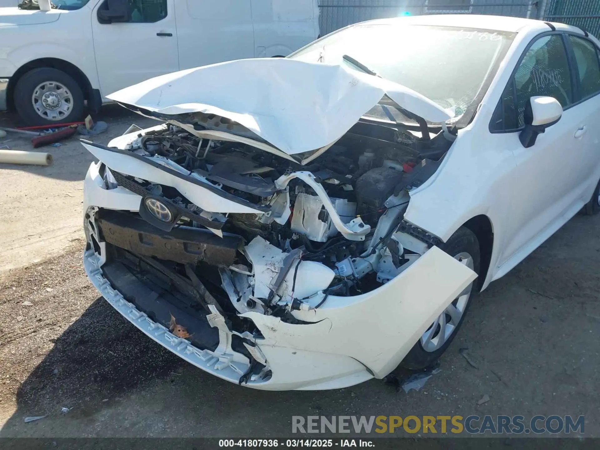6 fotografías del automóvil dañado JTDBCMFE1PJ012186 TOYOTA COROLLA 2023