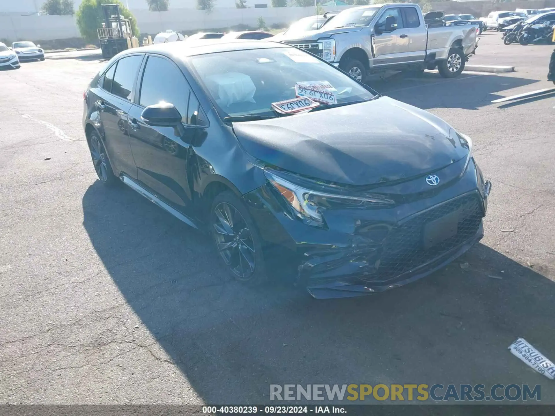 1 fotografías del automóvil dañado JTDBCMFE2P3001444 TOYOTA COROLLA 2023