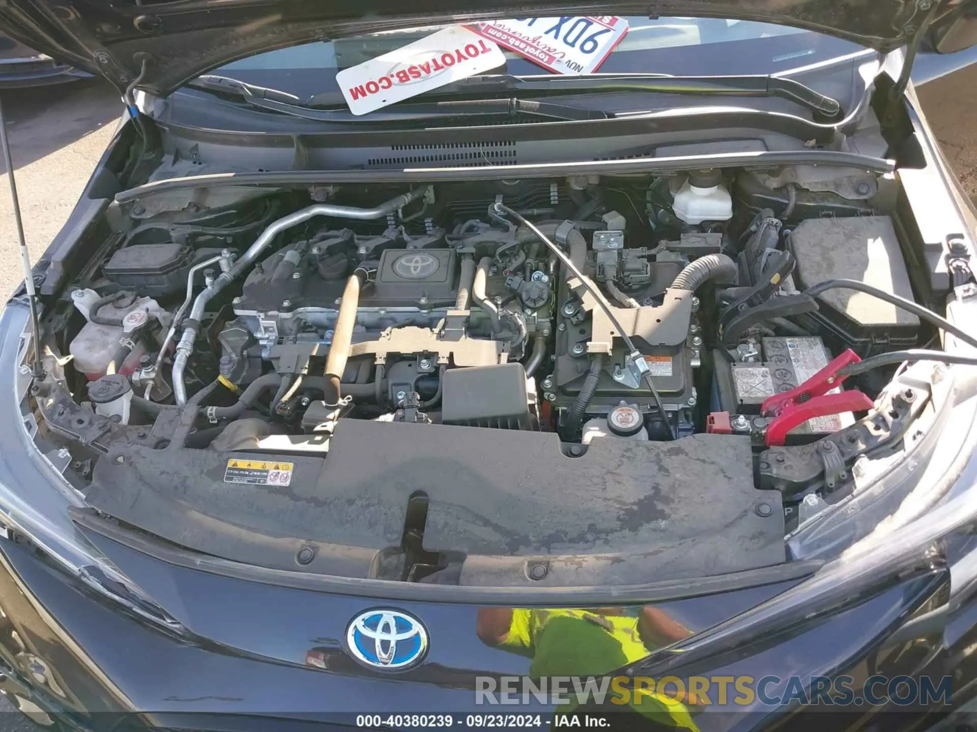 10 fotografías del automóvil dañado JTDBCMFE2P3001444 TOYOTA COROLLA 2023
