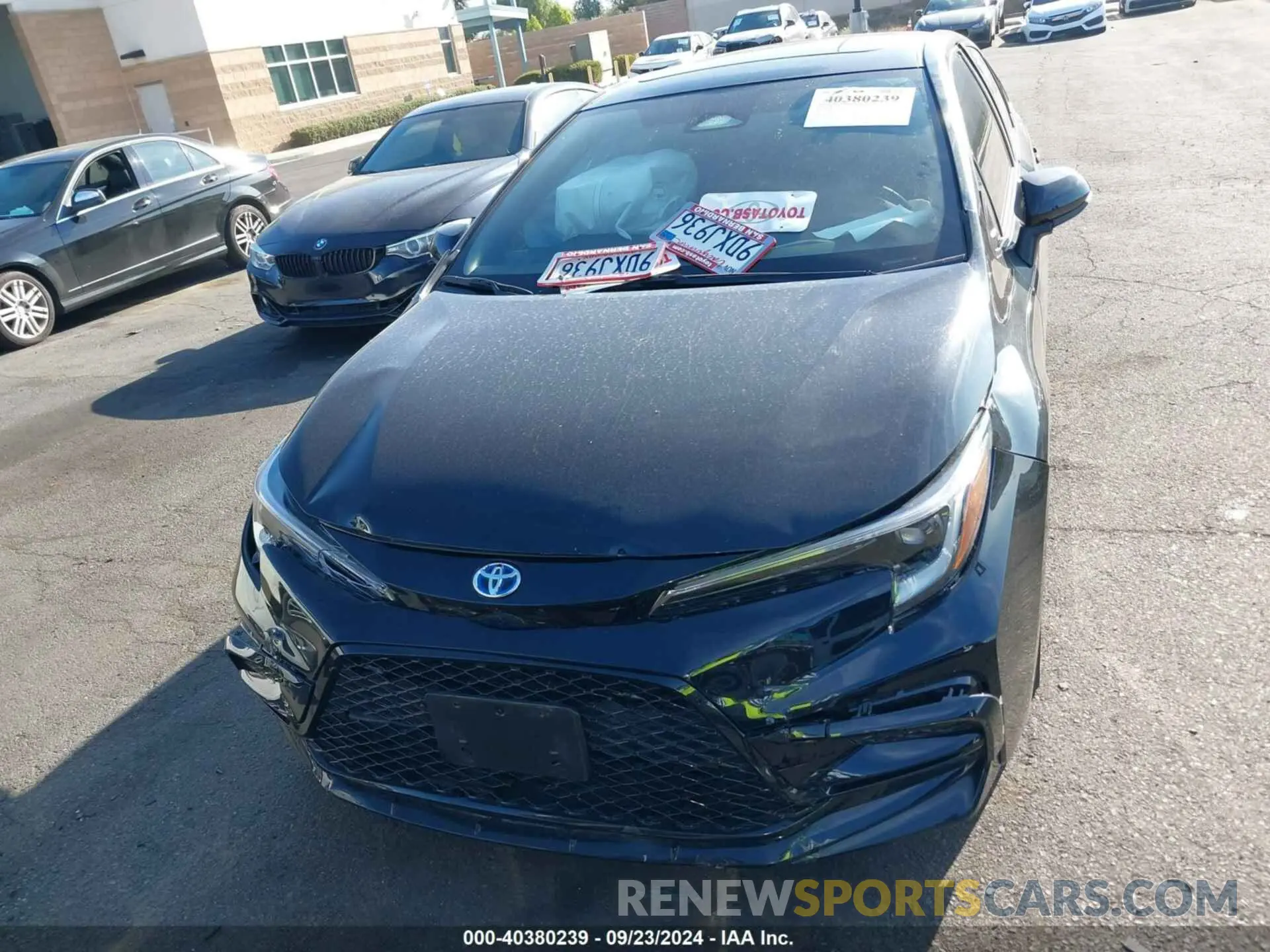 12 fotografías del automóvil dañado JTDBCMFE2P3001444 TOYOTA COROLLA 2023