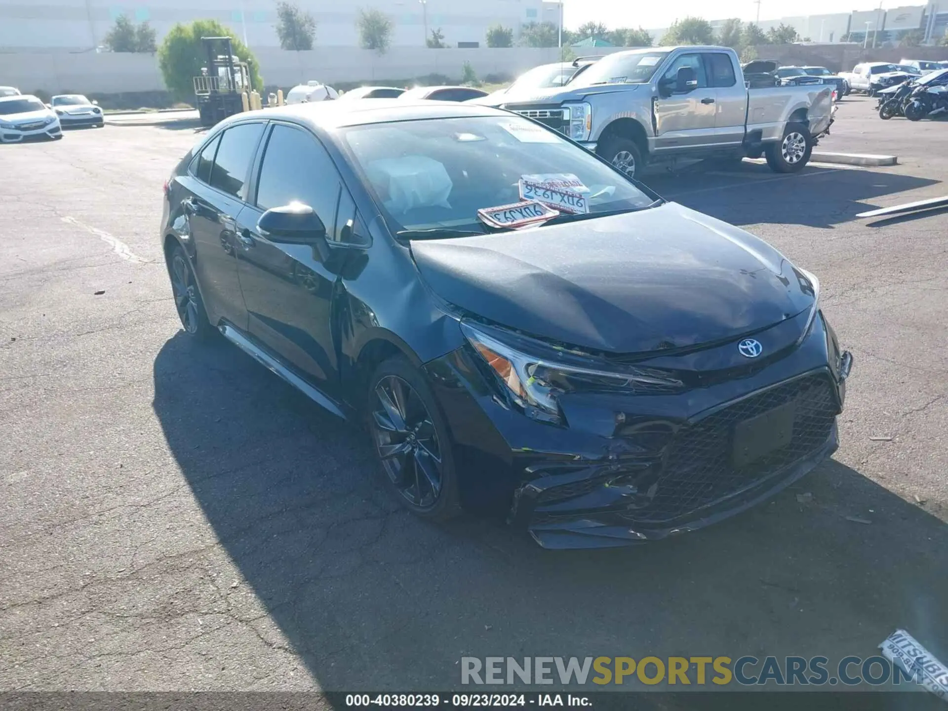 13 fotografías del automóvil dañado JTDBCMFE2P3001444 TOYOTA COROLLA 2023