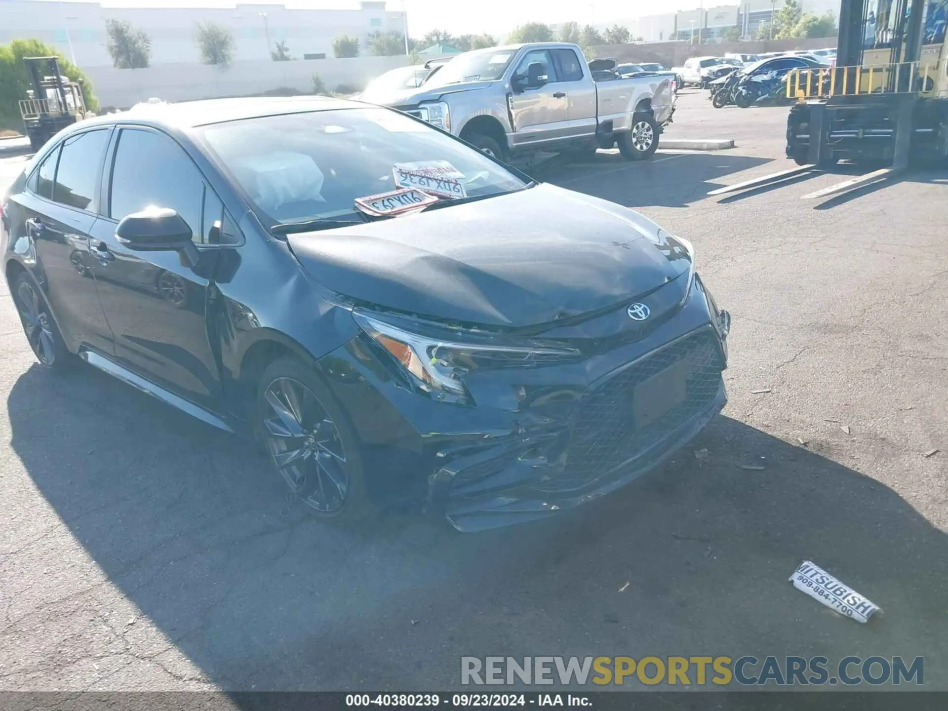 6 fotografías del automóvil dañado JTDBCMFE2P3001444 TOYOTA COROLLA 2023