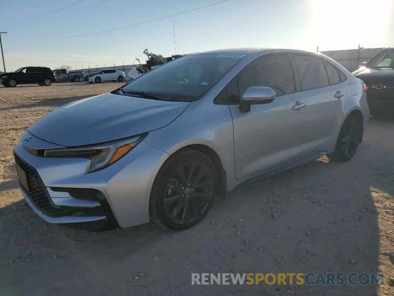 1 fotografías del automóvil dañado JTDBCMFE2P3006577 TOYOTA COROLLA 2023