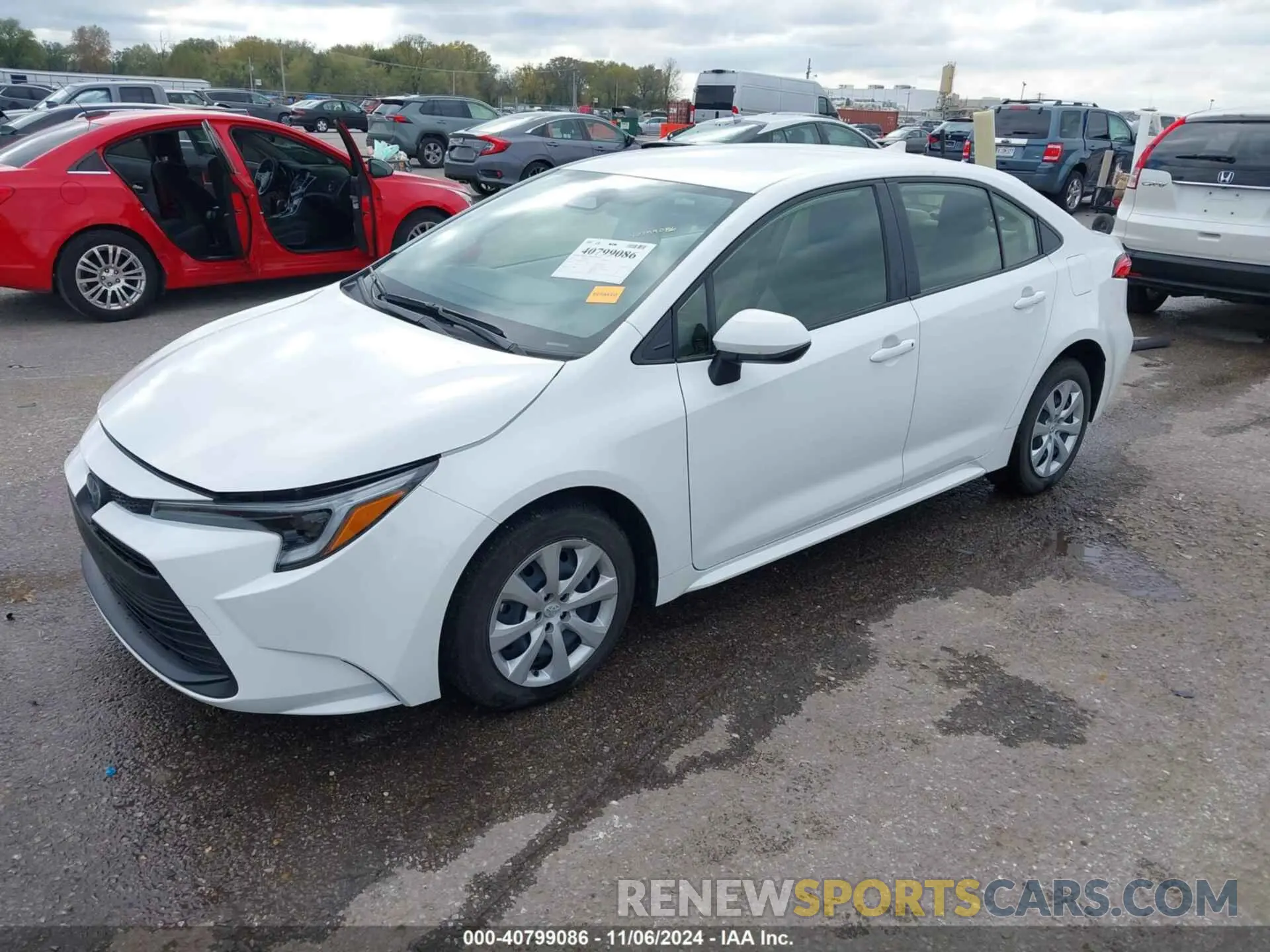 2 fotografías del automóvil dañado JTDBCMFE2P3007101 TOYOTA COROLLA 2023