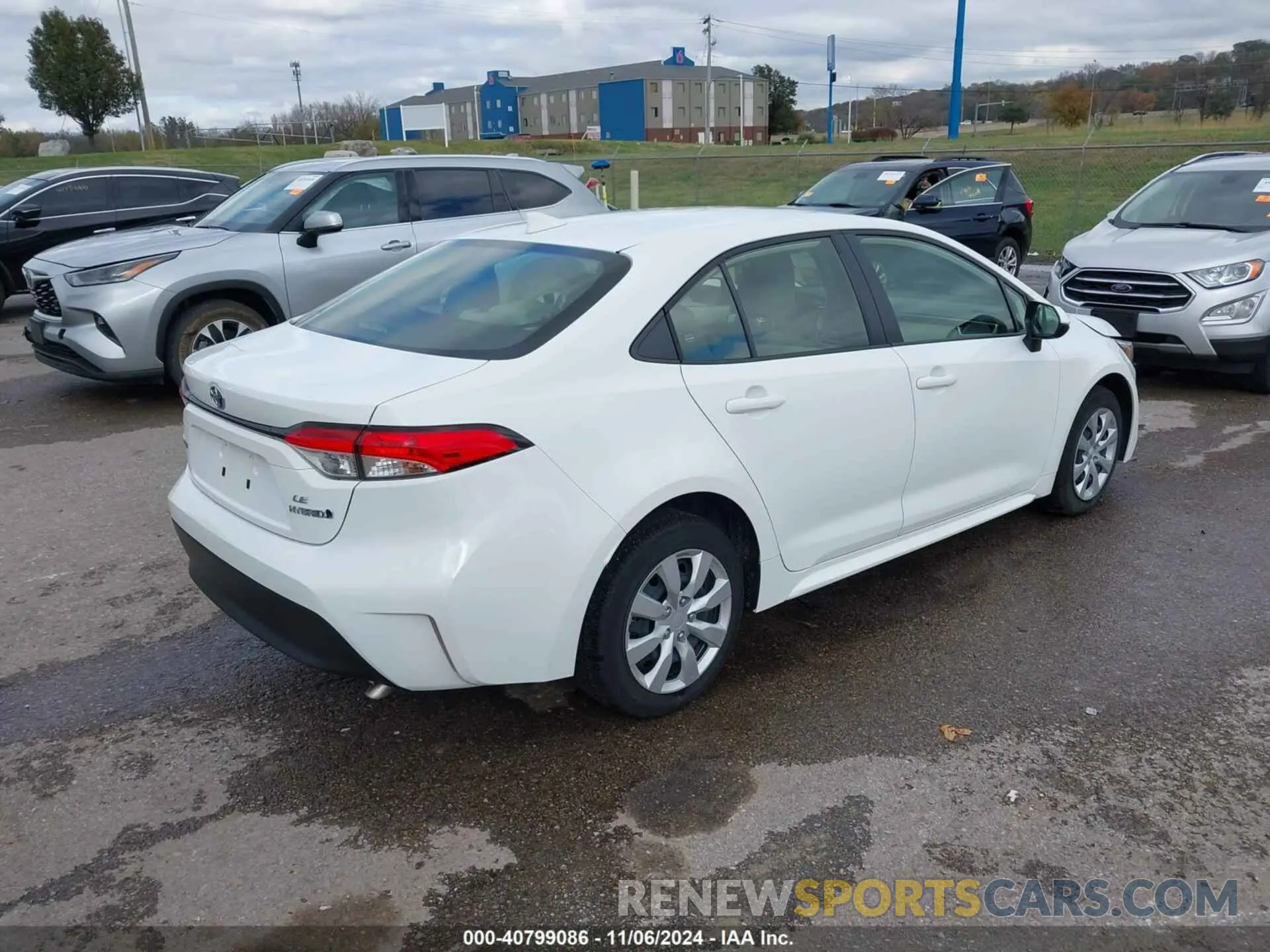 4 fotografías del automóvil dañado JTDBCMFE2P3007101 TOYOTA COROLLA 2023