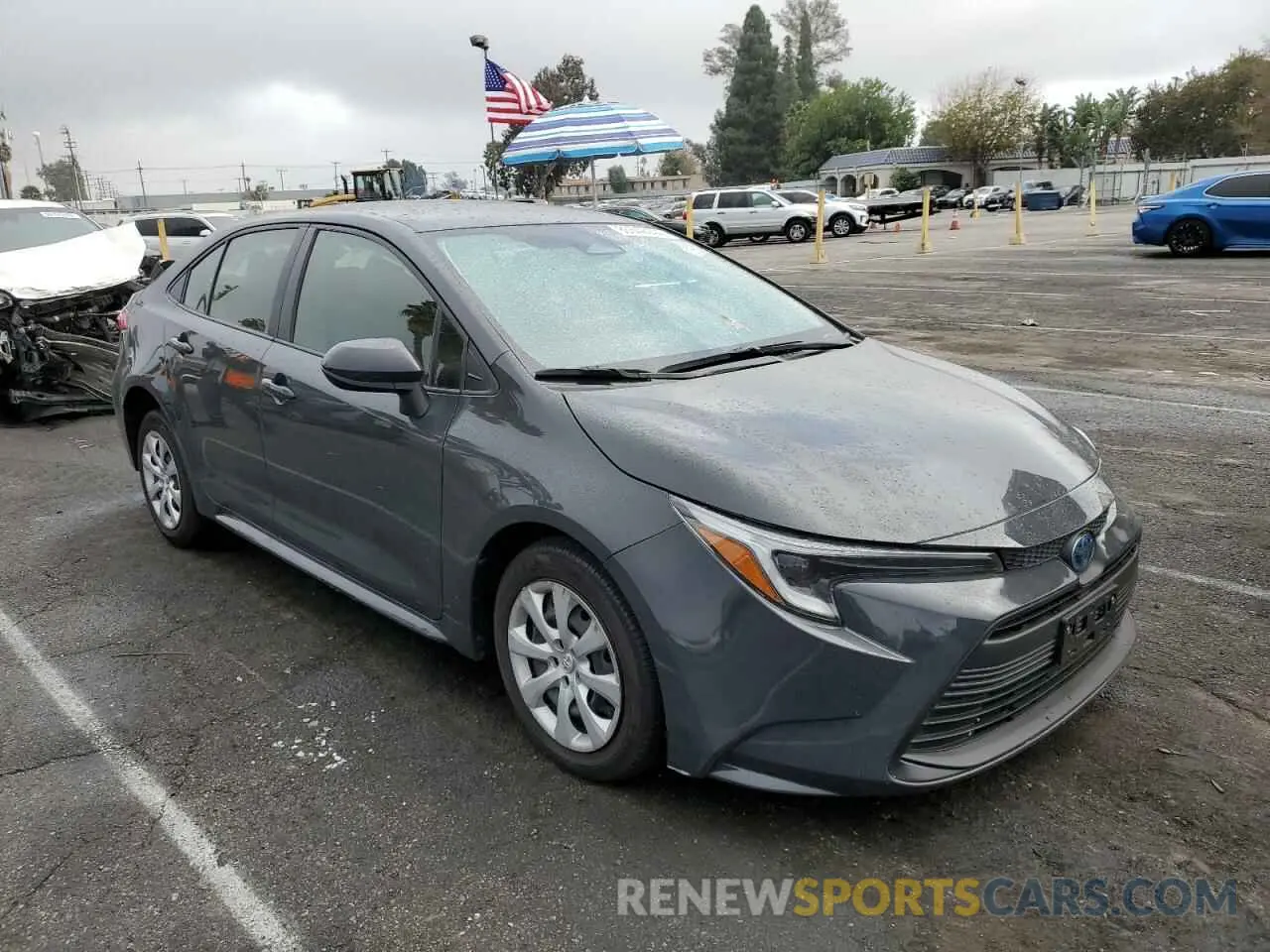 4 fotografías del automóvil dañado JTDBCMFE2P3009236 TOYOTA COROLLA 2023