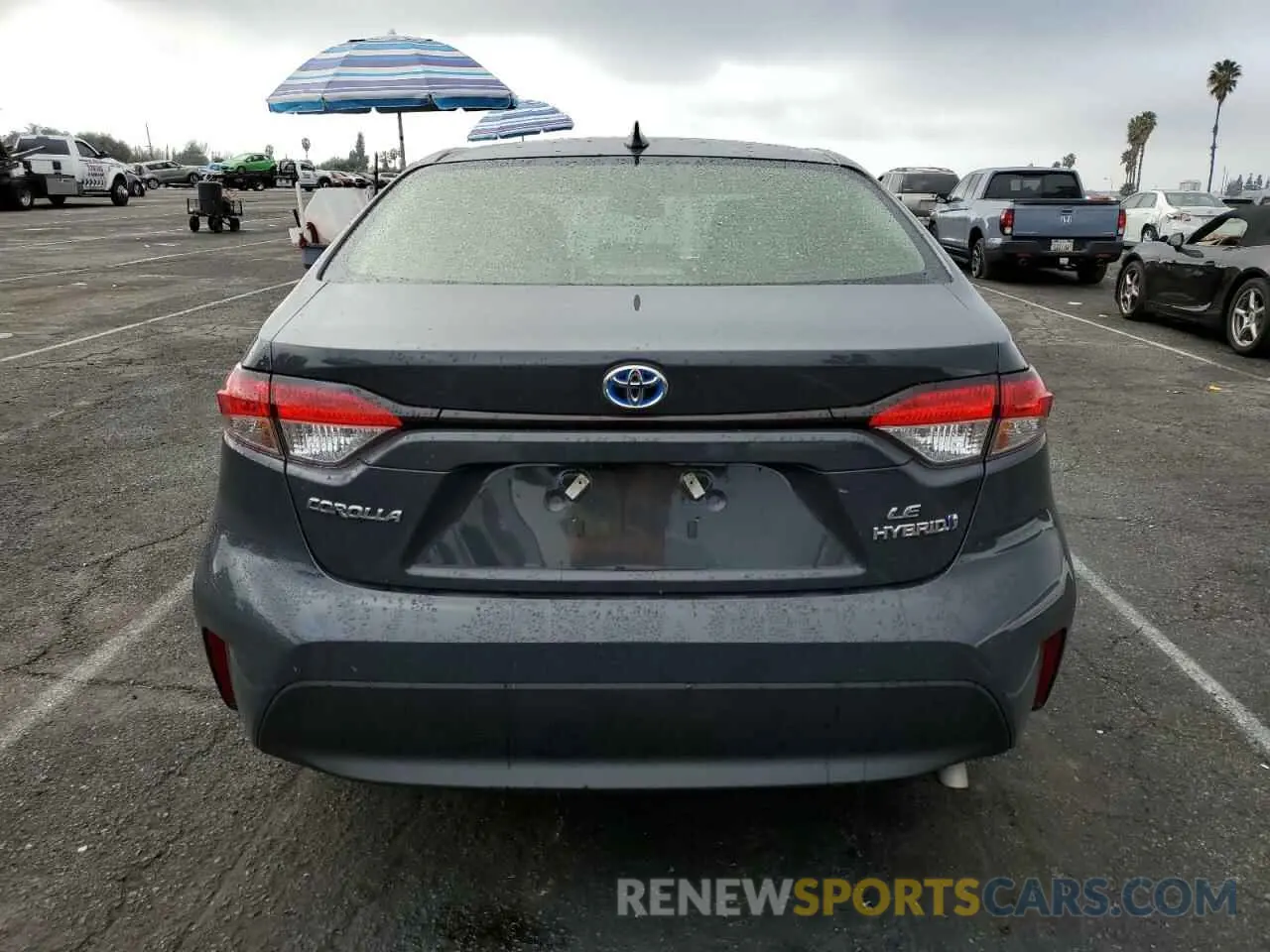 6 fotografías del automóvil dañado JTDBCMFE2P3009236 TOYOTA COROLLA 2023