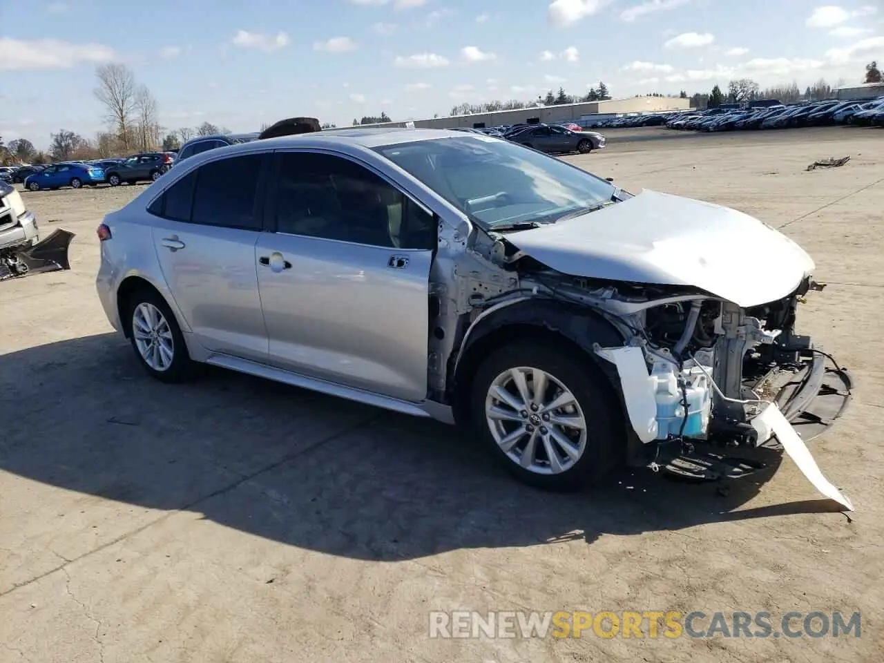 4 fotografías del automóvil dañado JTDBCMFE2P3013481 TOYOTA COROLLA 2023