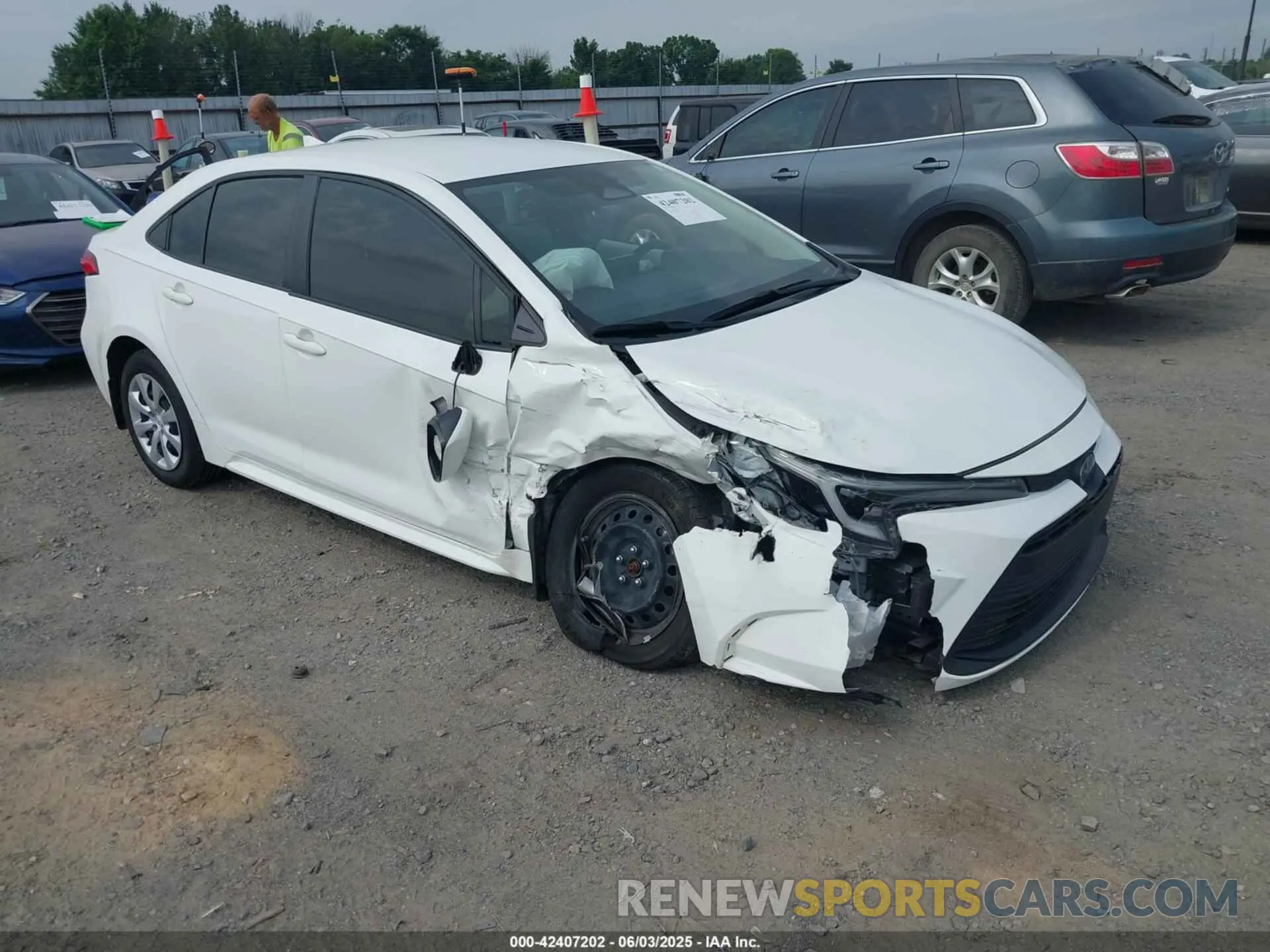 1 fotografías del automóvil dañado JTDBCMFE2P3013917 TOYOTA COROLLA 2023