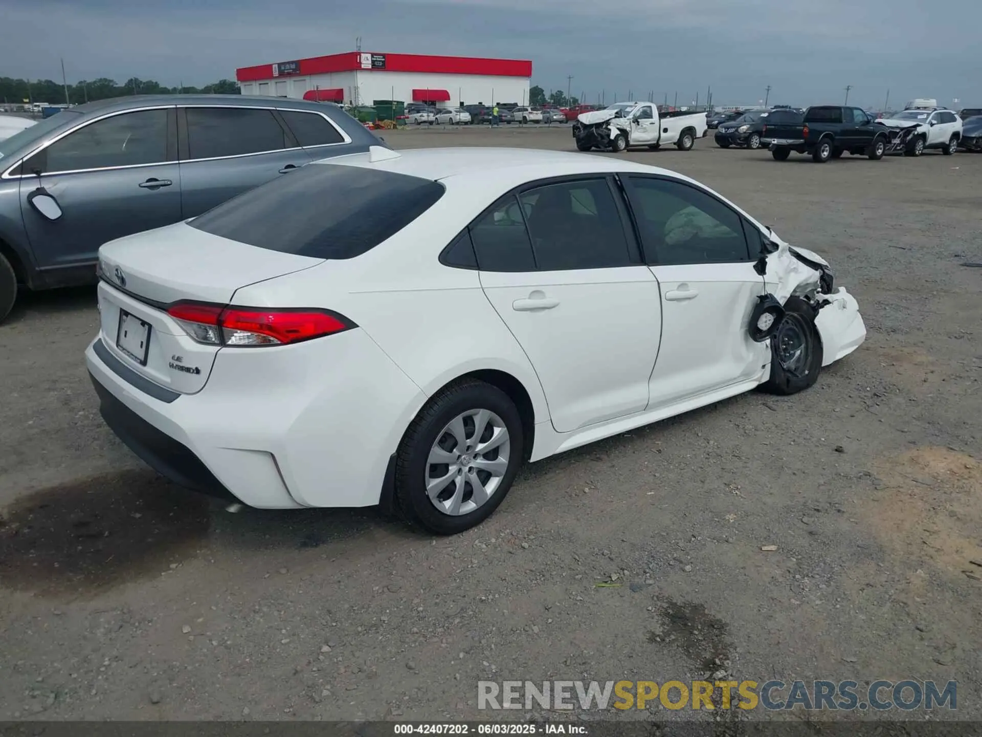 4 fotografías del automóvil dañado JTDBCMFE2P3013917 TOYOTA COROLLA 2023