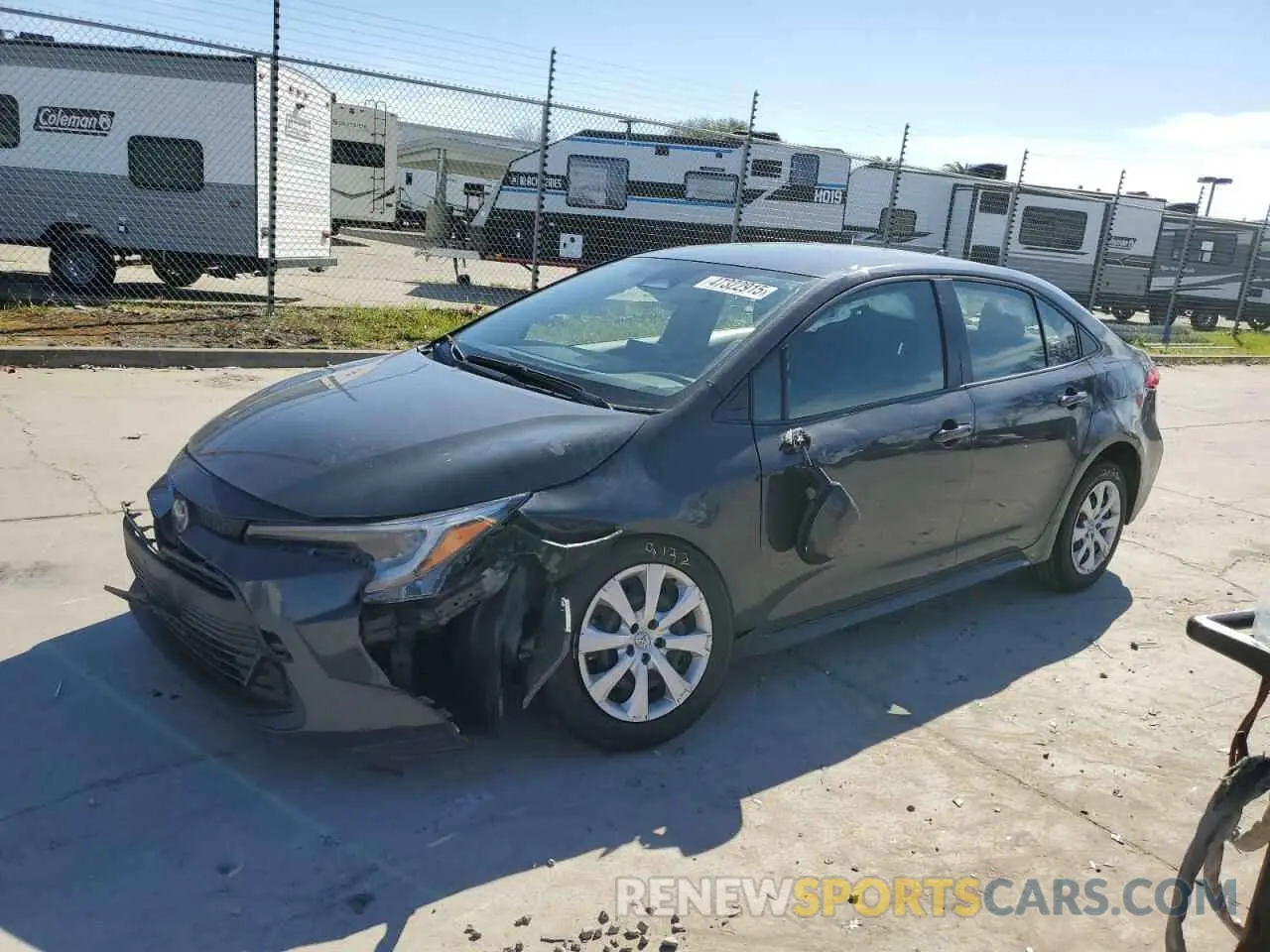 1 fotografías del automóvil dañado JTDBCMFE2P3019622 TOYOTA COROLLA 2023