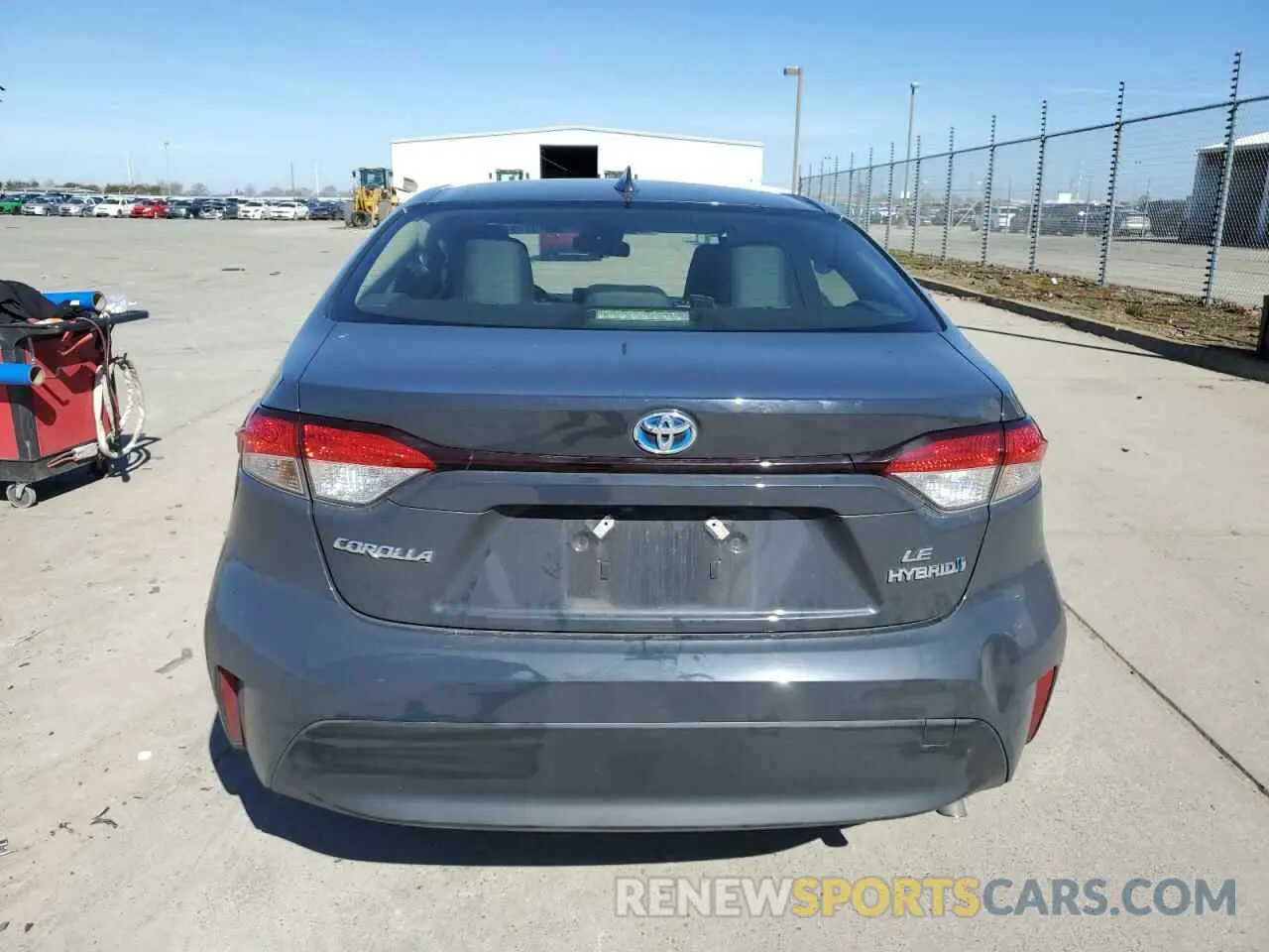 6 fotografías del automóvil dañado JTDBCMFE2P3019622 TOYOTA COROLLA 2023