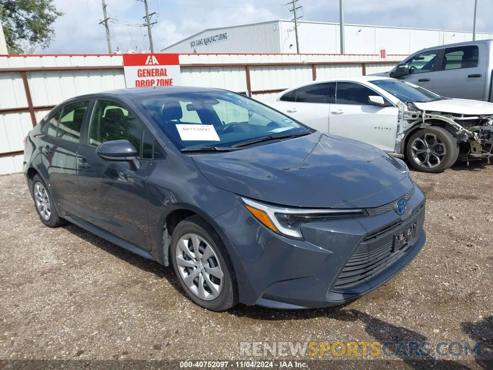 1 fotografías del automóvil dañado JTDBCMFE2P3022925 TOYOTA COROLLA 2023