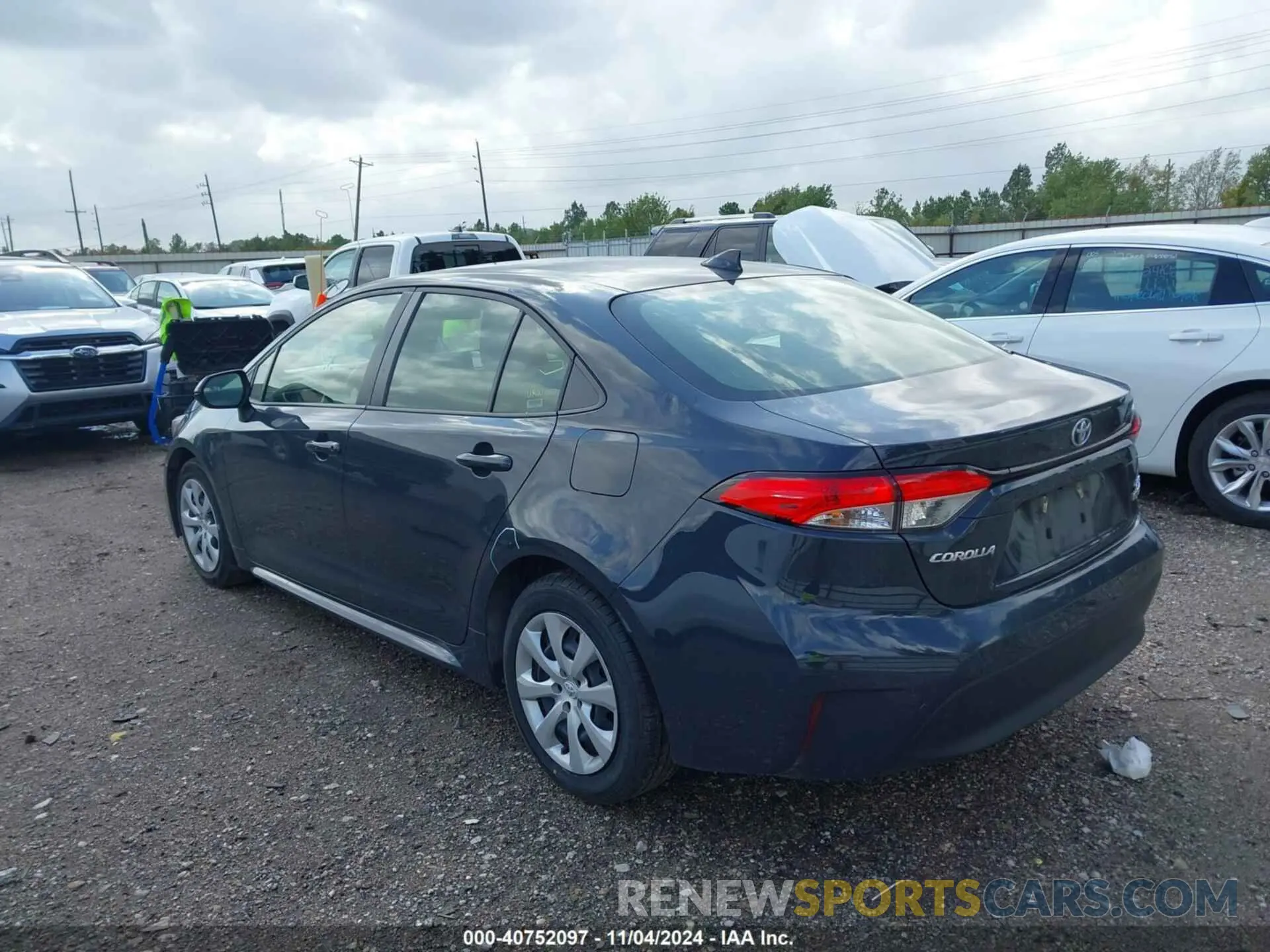 3 fotografías del automóvil dañado JTDBCMFE2P3022925 TOYOTA COROLLA 2023