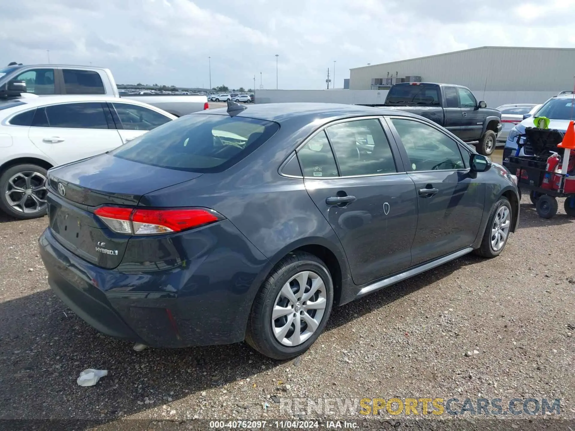 4 fotografías del automóvil dañado JTDBCMFE2P3022925 TOYOTA COROLLA 2023