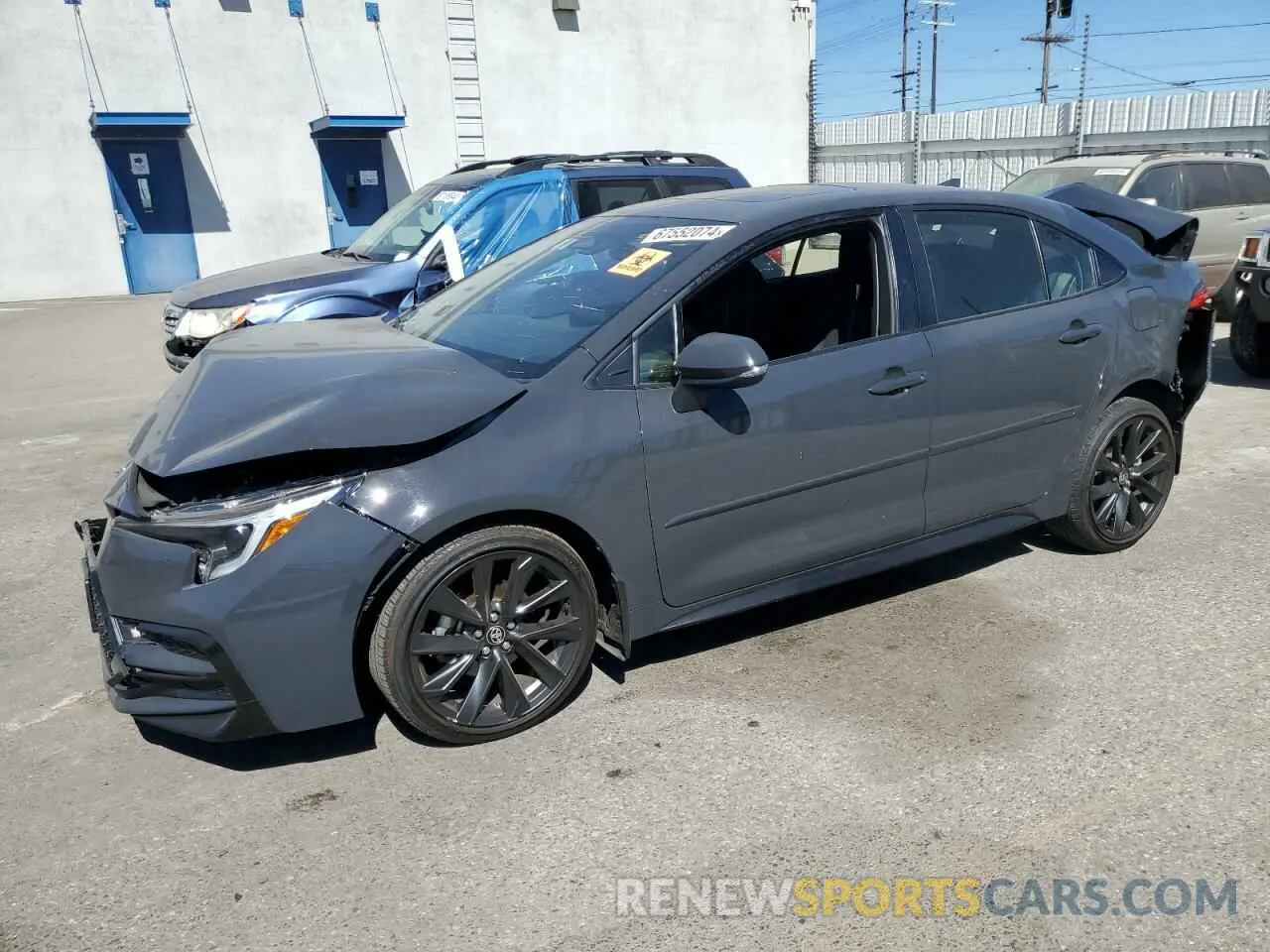 1 fotografías del automóvil dañado JTDBCMFE2P3024268 TOYOTA COROLLA 2023