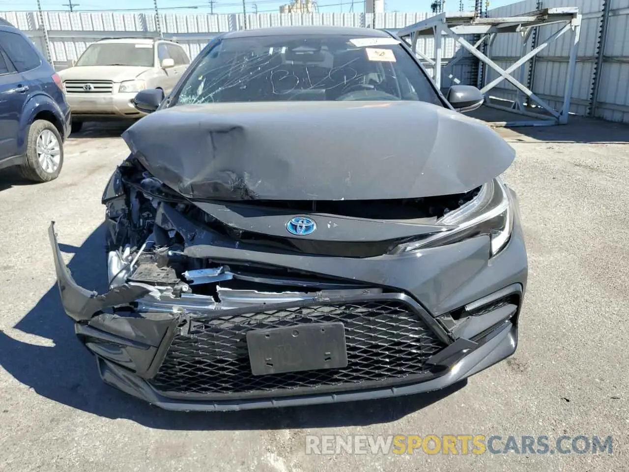 5 fotografías del automóvil dañado JTDBCMFE2P3024268 TOYOTA COROLLA 2023
