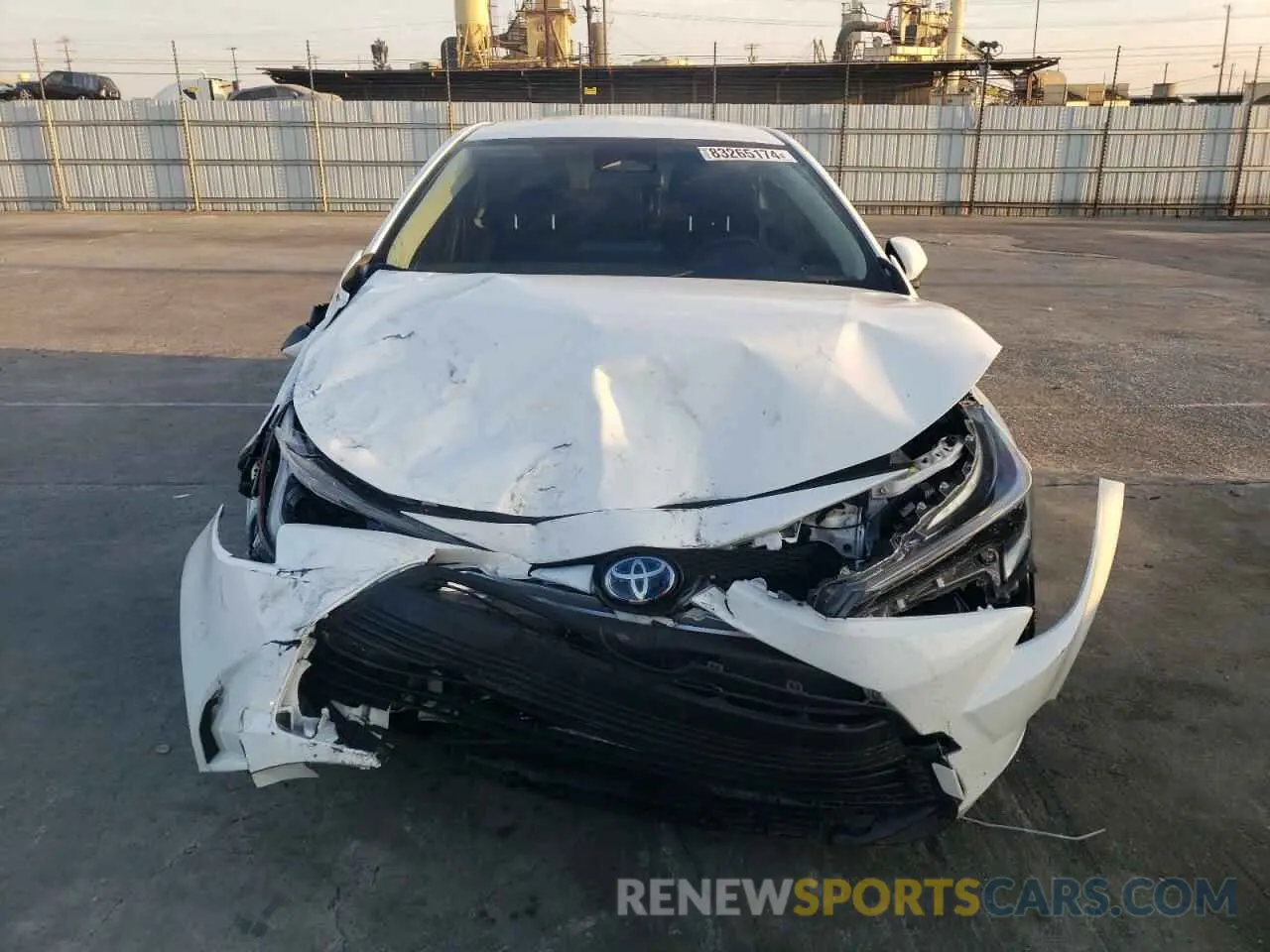 5 fotografías del automóvil dañado JTDBCMFE2P3026957 TOYOTA COROLLA 2023