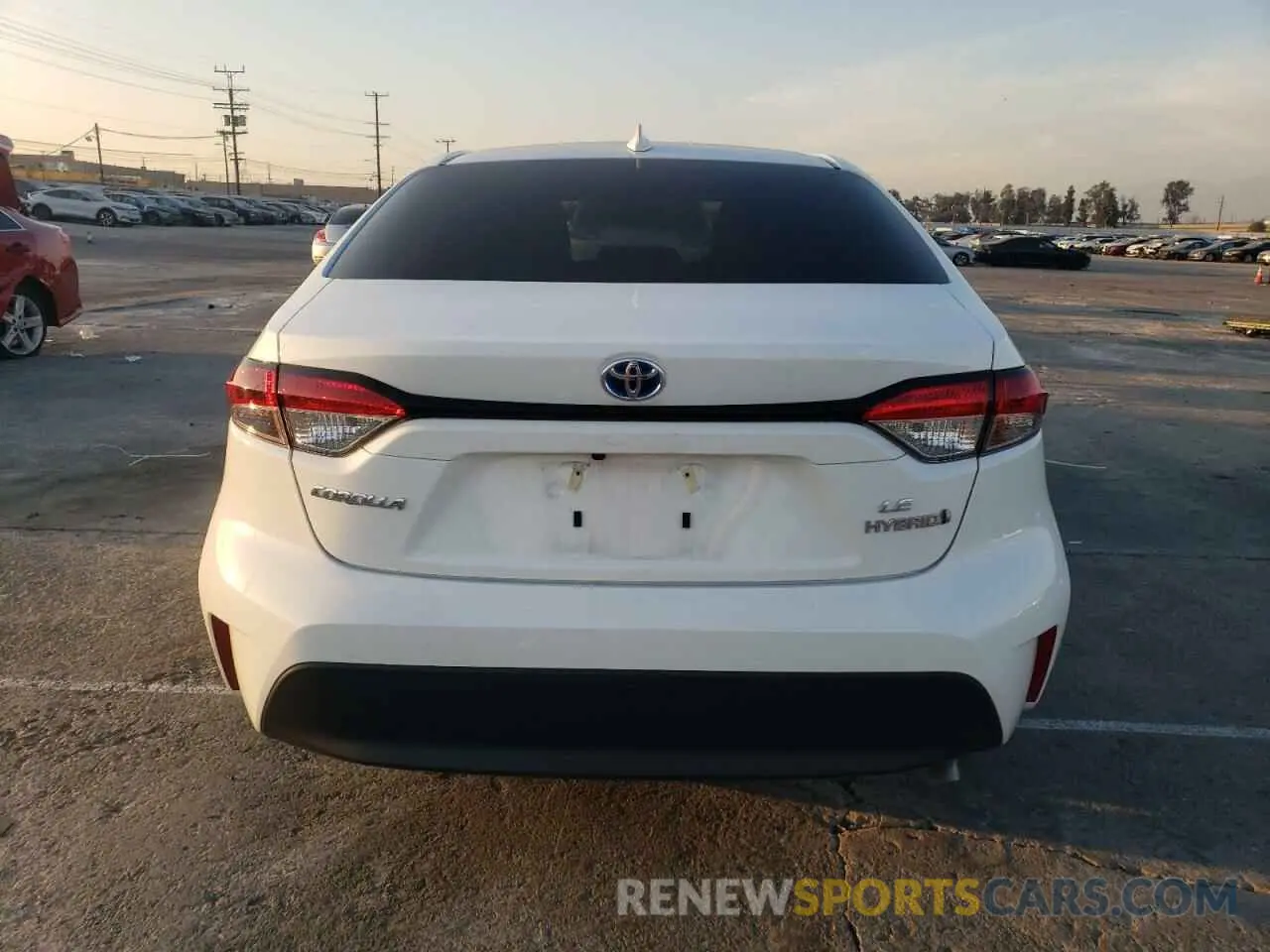 6 fotografías del automóvil dañado JTDBCMFE2P3026957 TOYOTA COROLLA 2023