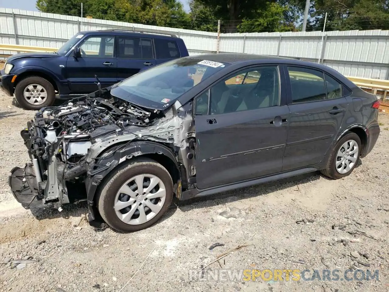 1 fotografías del automóvil dañado JTDBCMFE2P3027283 TOYOTA COROLLA 2023