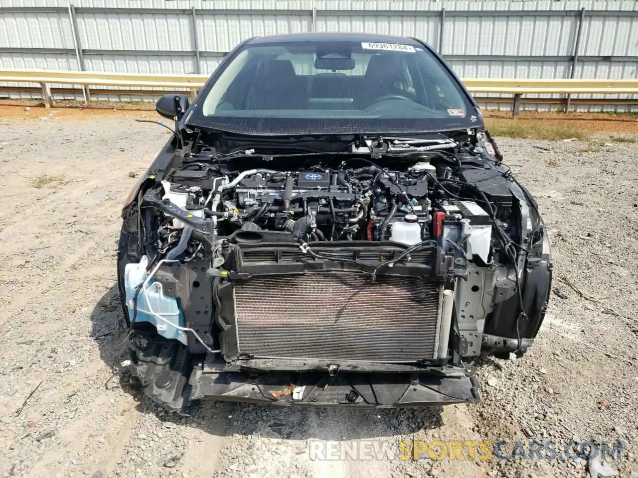 5 fotografías del automóvil dañado JTDBCMFE2P3027283 TOYOTA COROLLA 2023