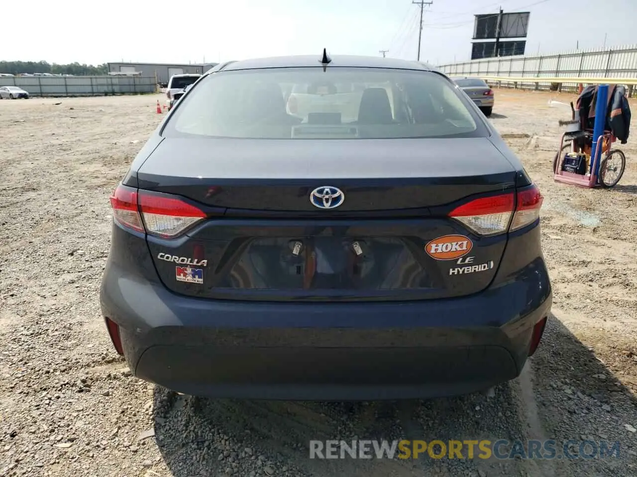 6 fotografías del automóvil dañado JTDBCMFE2P3027283 TOYOTA COROLLA 2023