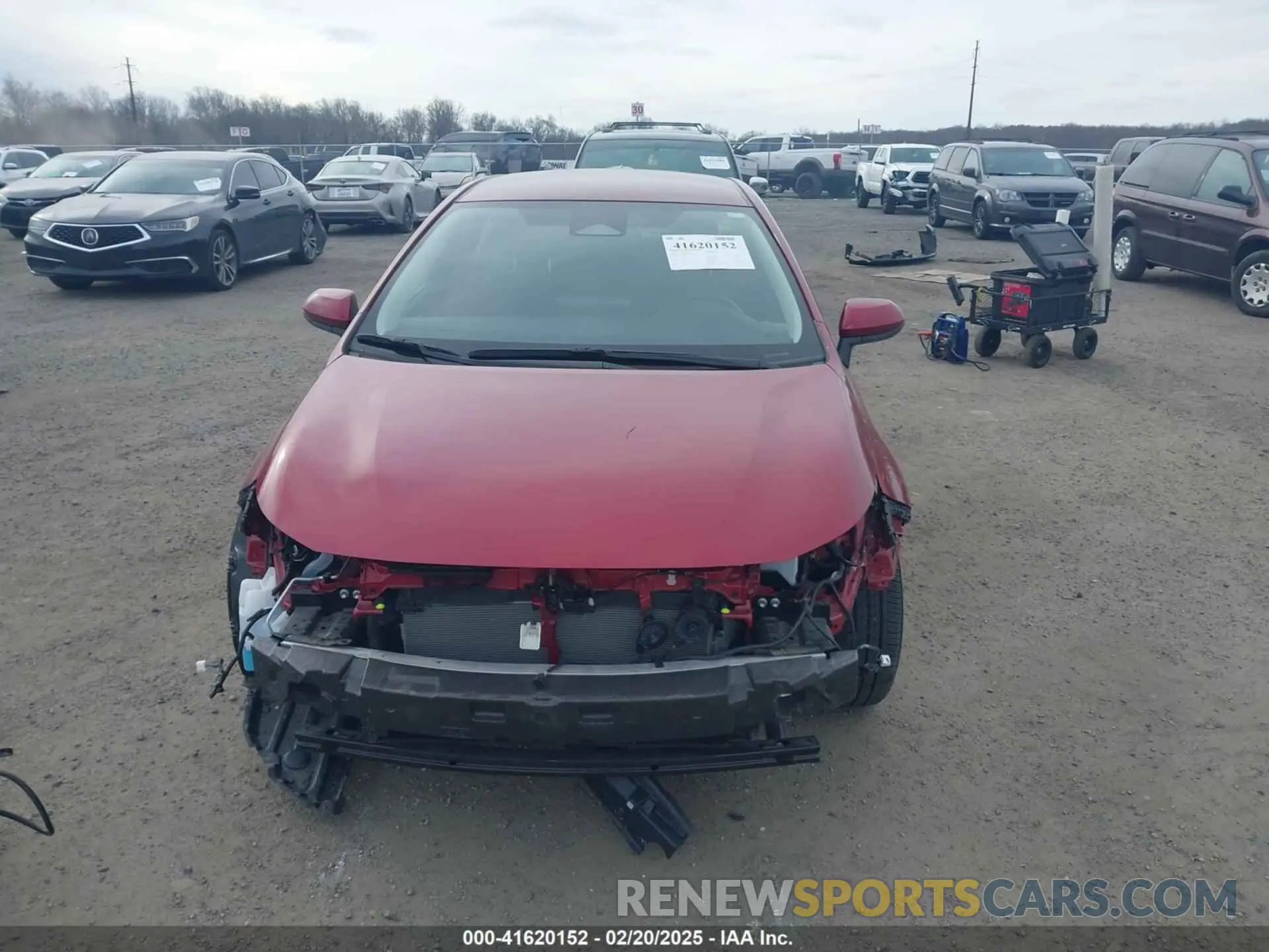 12 fotografías del automóvil dañado JTDBCMFE2PJ003738 TOYOTA COROLLA 2023