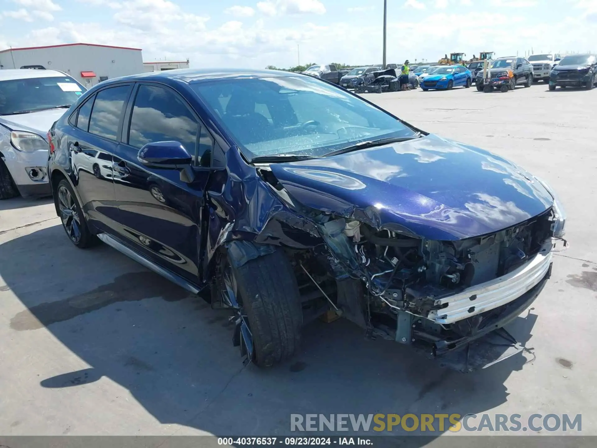 1 fotografías del automóvil dañado JTDBCMFE2PJ003920 TOYOTA COROLLA 2023