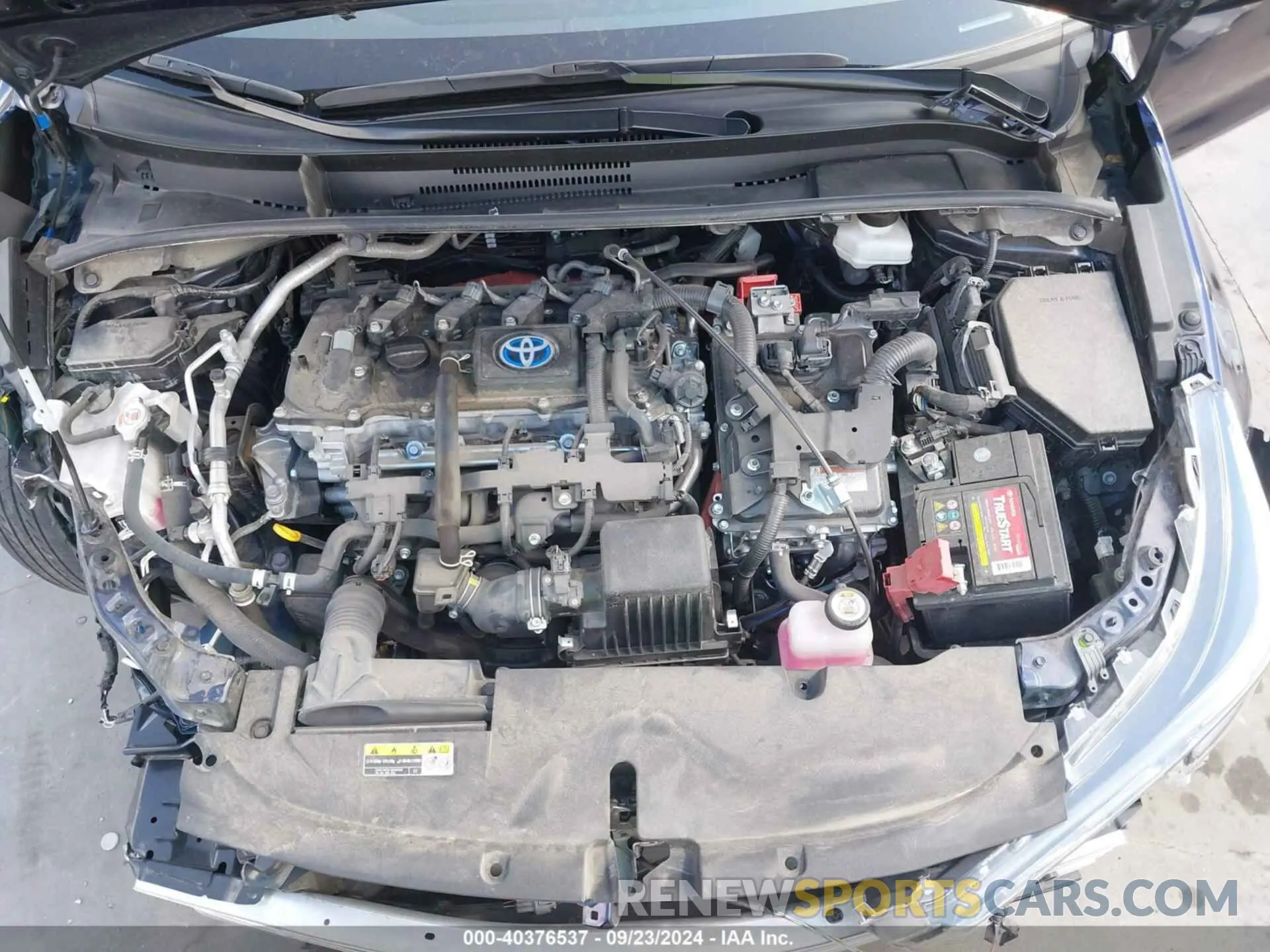 10 fotografías del automóvil dañado JTDBCMFE2PJ003920 TOYOTA COROLLA 2023