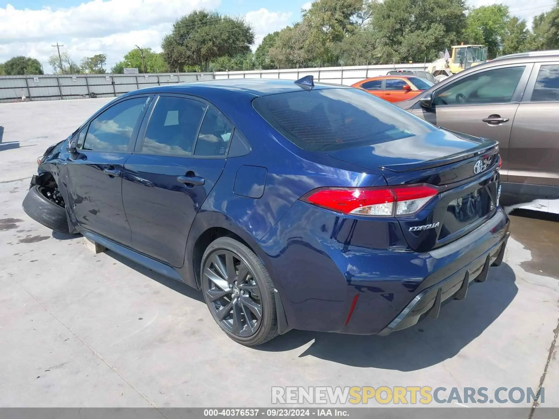 3 fotografías del automóvil dañado JTDBCMFE2PJ003920 TOYOTA COROLLA 2023