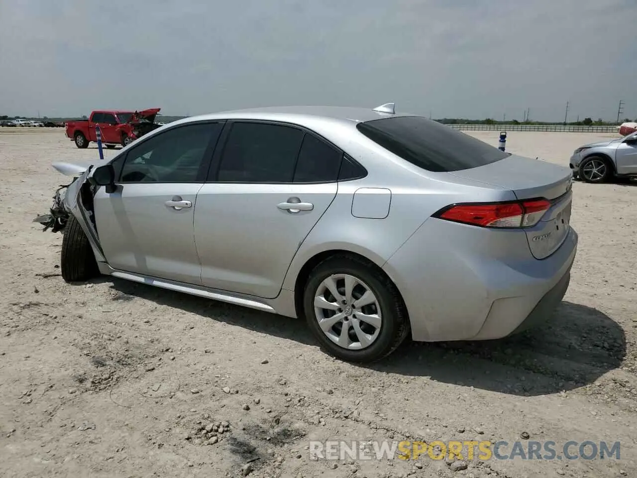 2 fotografías del automóvil dañado JTDBCMFE2PJ004968 TOYOTA COROLLA 2023