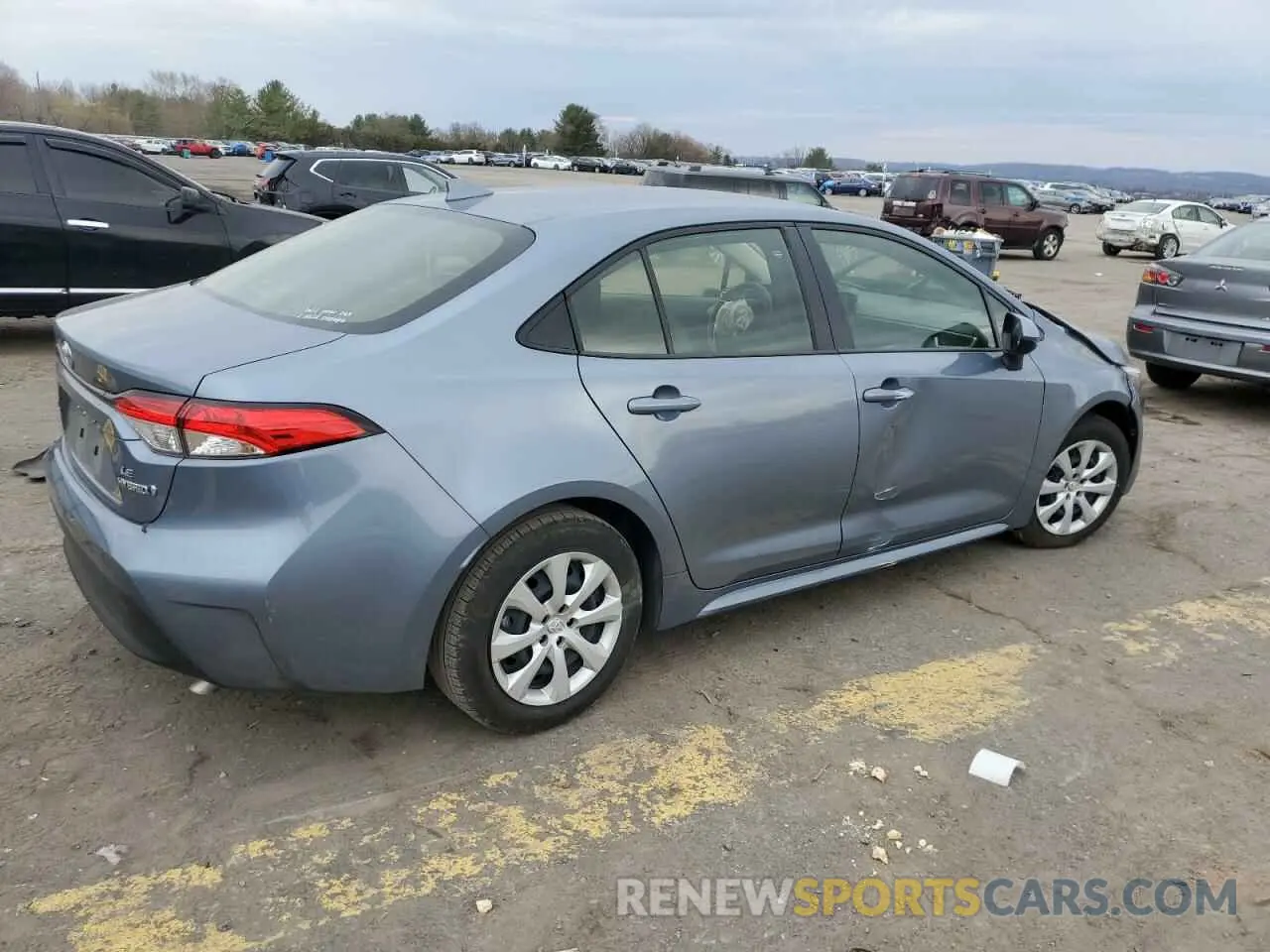 3 fotografías del automóvil dañado JTDBCMFE2PJ007594 TOYOTA COROLLA 2023